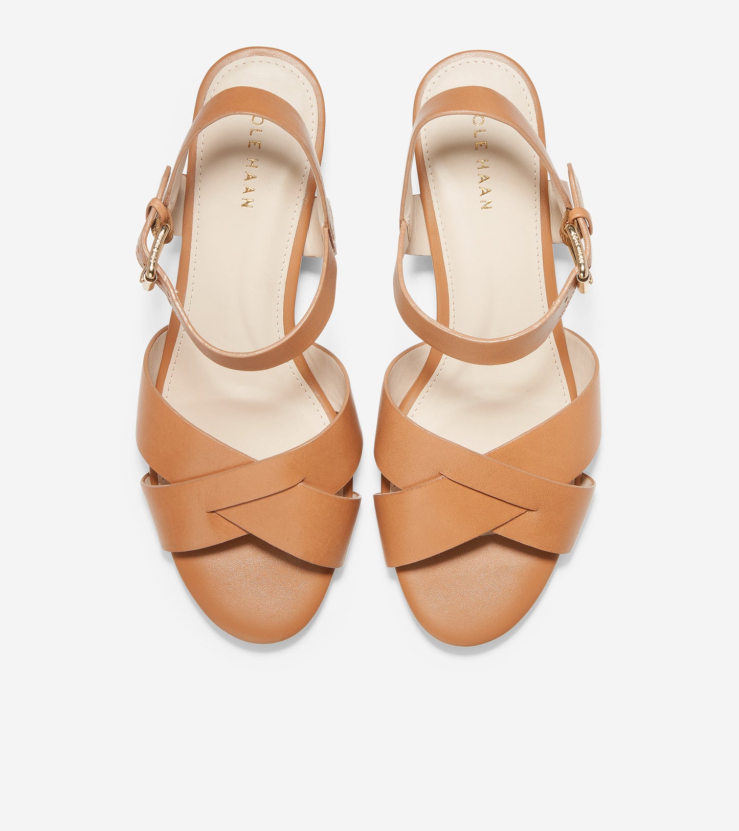 ColeHaan-Avina Wedge Sandal-w18140-Pecan Leather