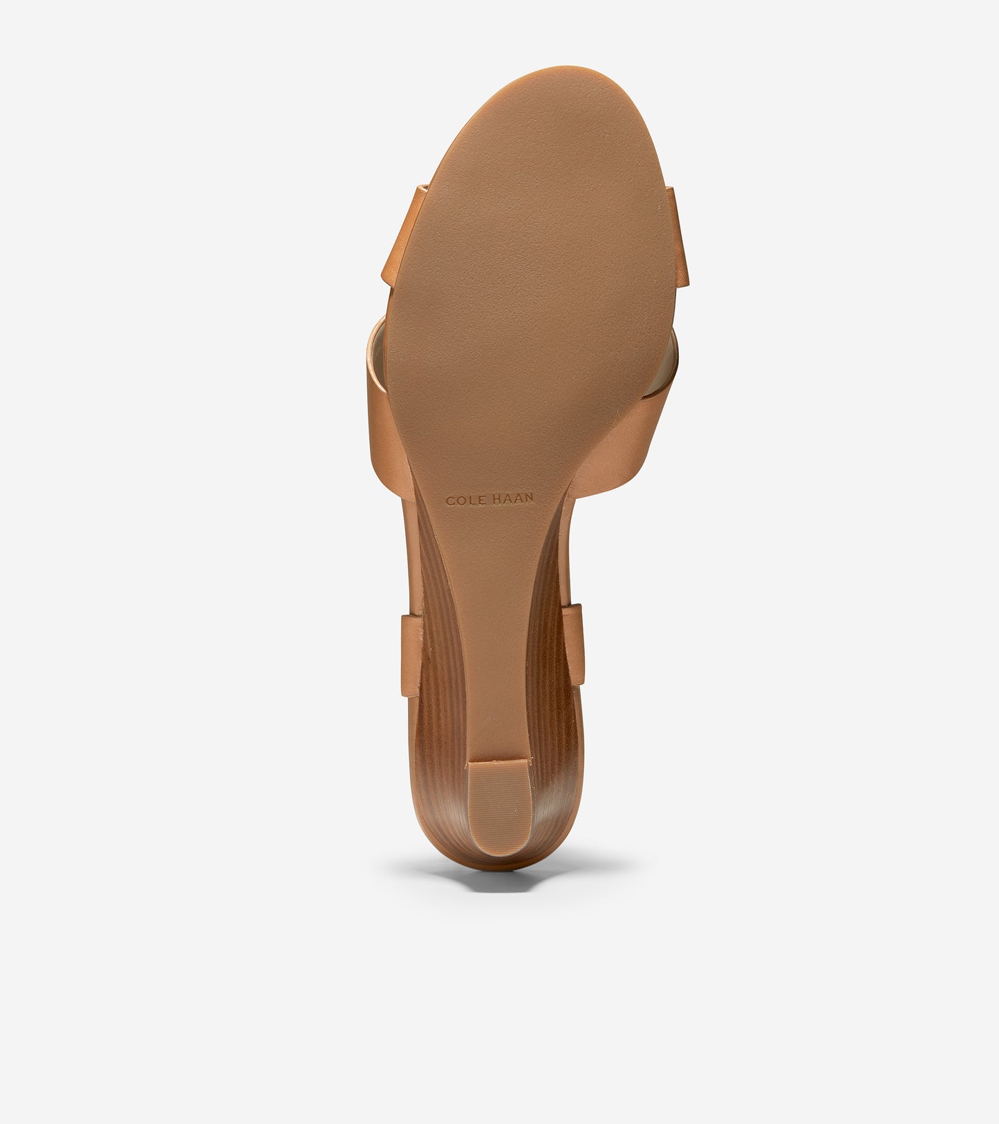 ColeHaan-Avina Wedge Sandal-w18140-Pecan Leather