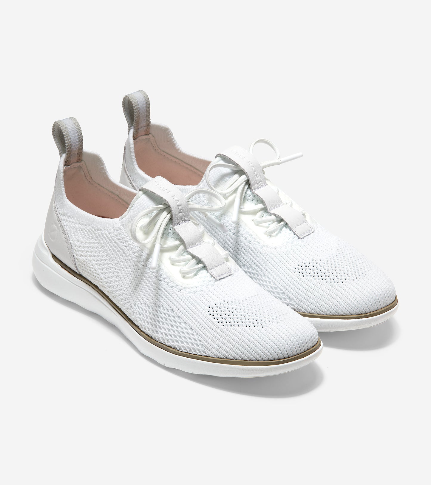 ColeHaan-ZERØGRAND Global Trainer-w18212-Optic White Knit