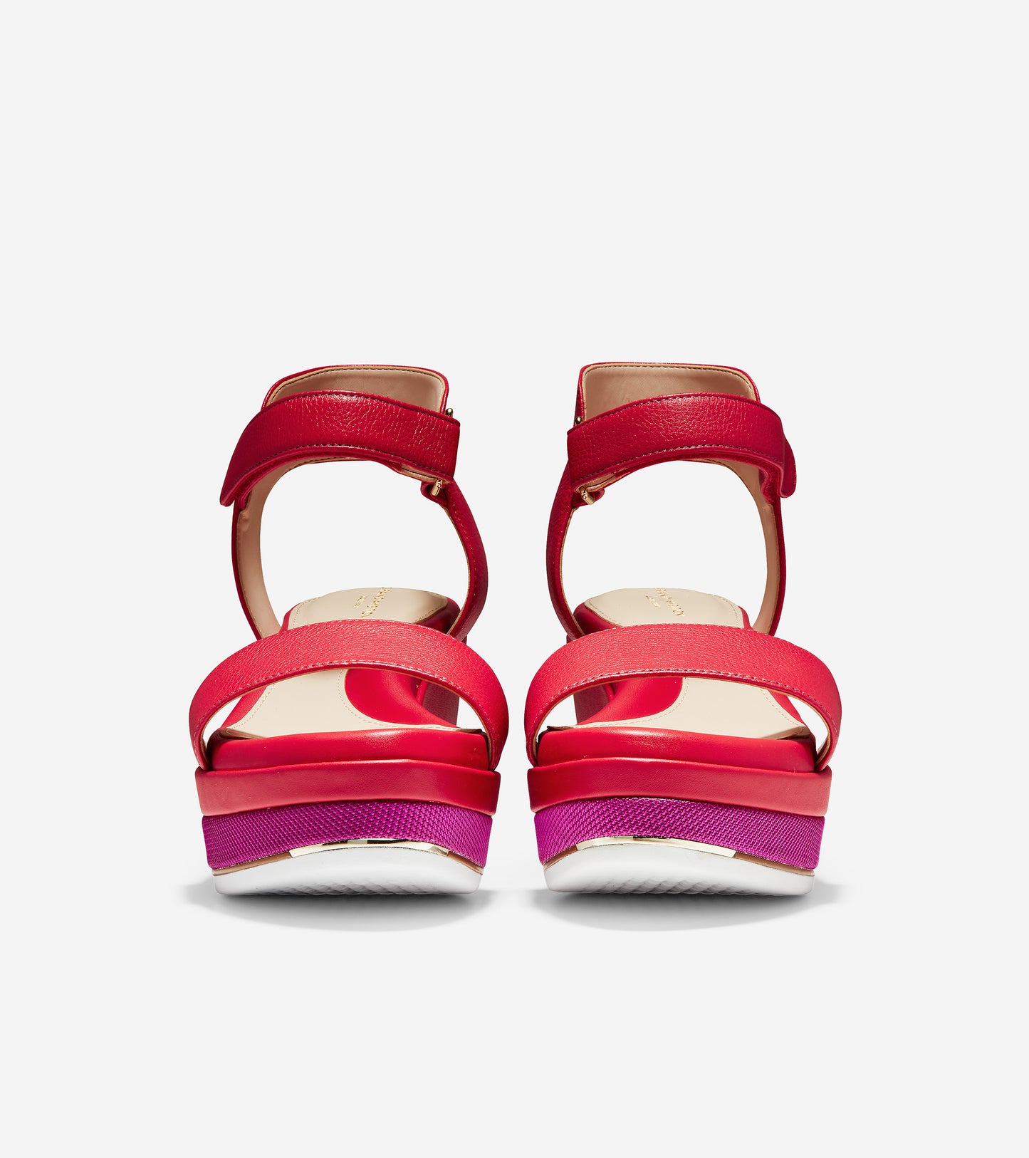 ColeHaan-Grand Ambition Flatform Sandal-w18224-Tango Red Tumbled Leather