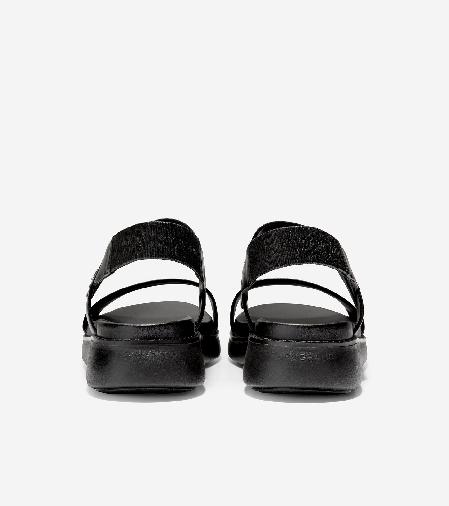 ColeHaan-ZERØGRAND Global Double Band Sandal-w18256-Black Leather
