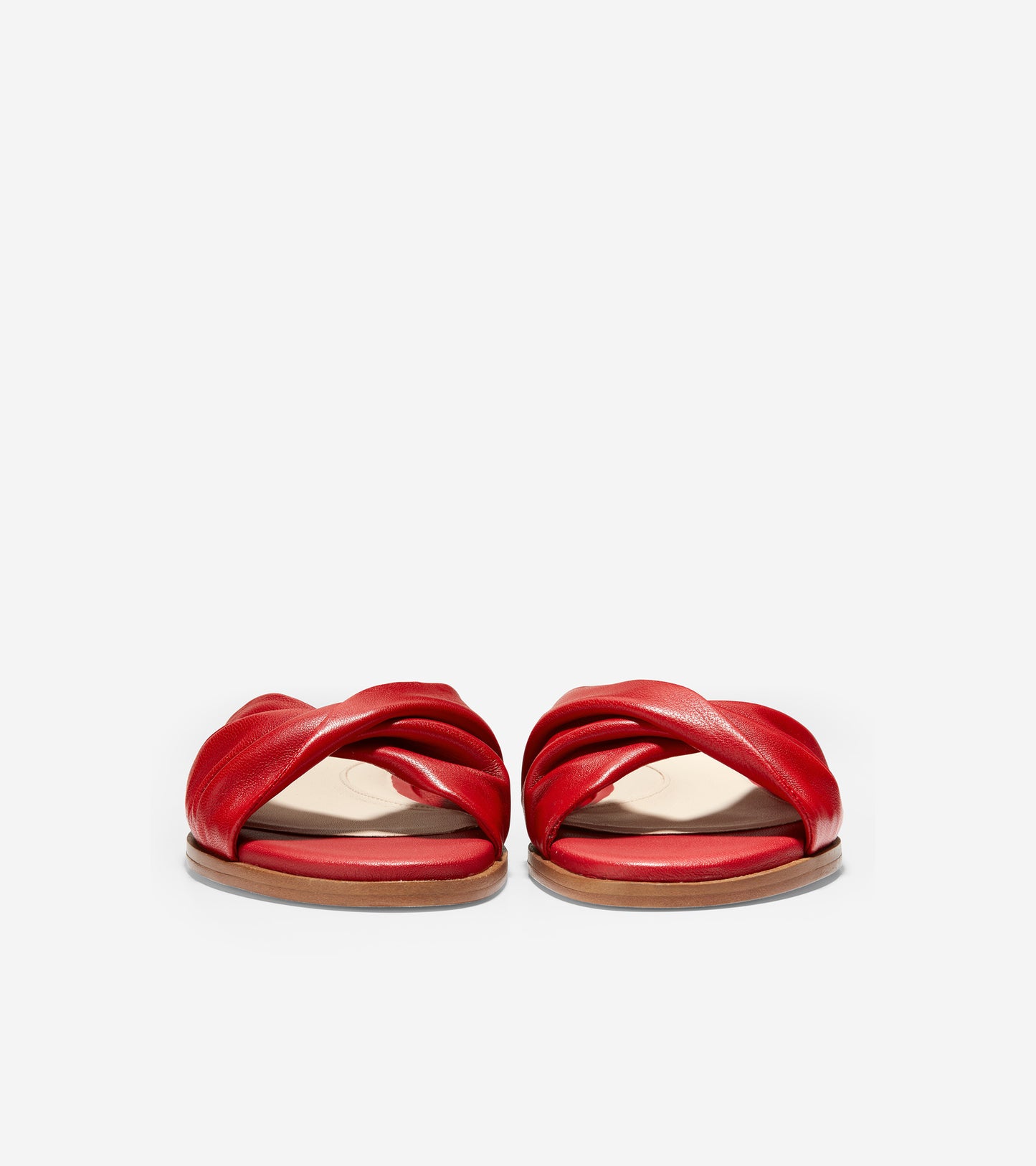 ColeHaan-Alyx Slide Sandal-w19445-Tango Red Leather