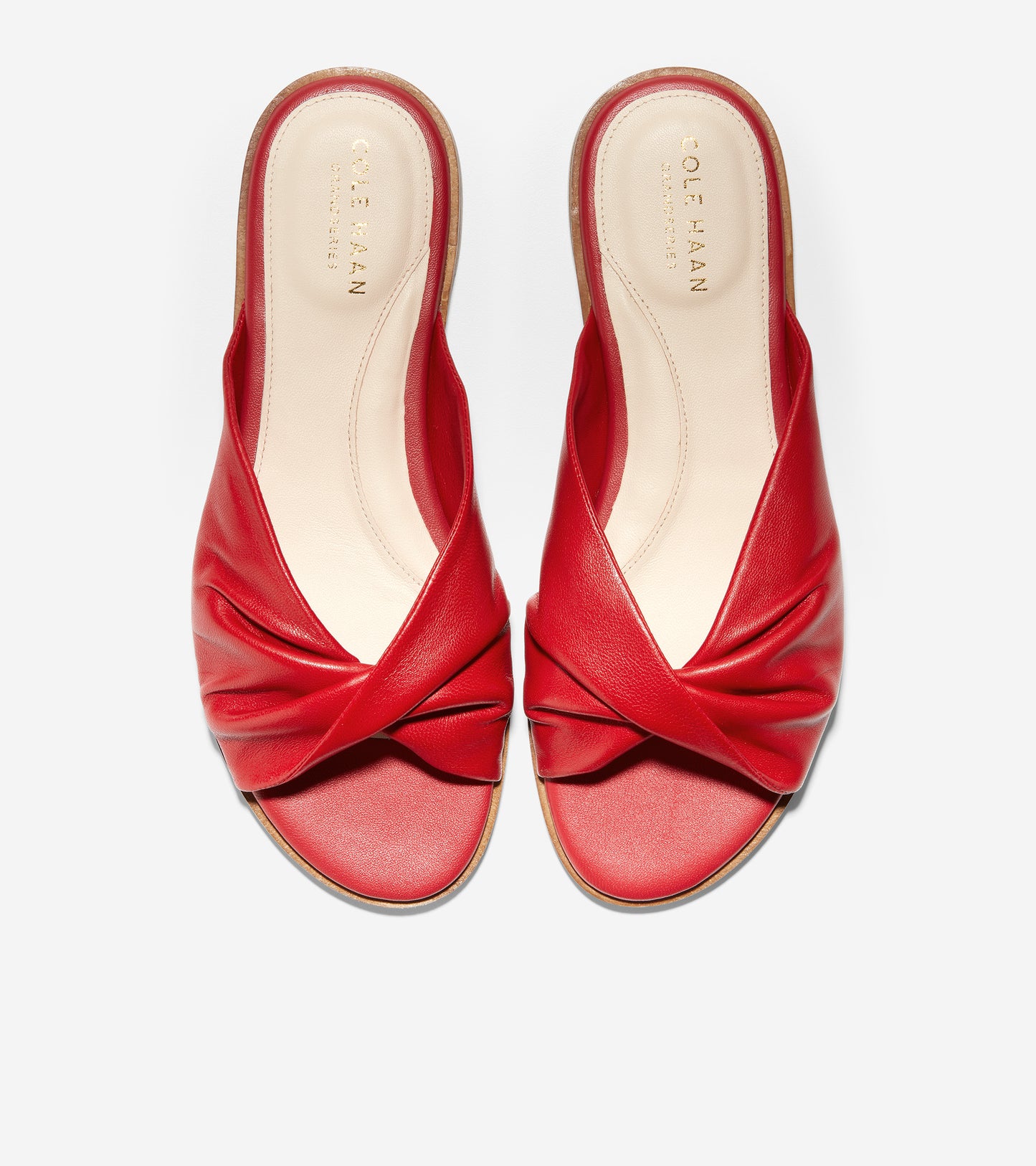 ColeHaan-Alyx Slide Sandal-w19445-Tango Red Leather