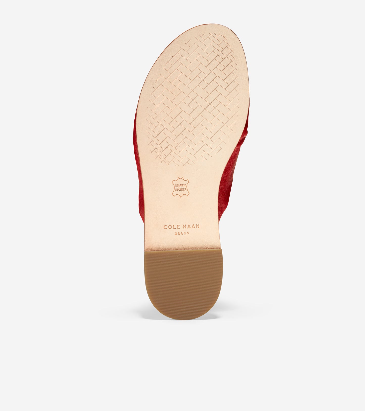 ColeHaan-Alyx Slide Sandal-w19445-Tango Red Leather