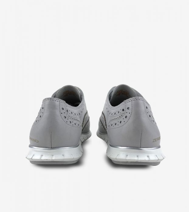 ColeHaan-ZERØGRAND Wingtip Oxford-w21563-Cool Grey Leather-Argento