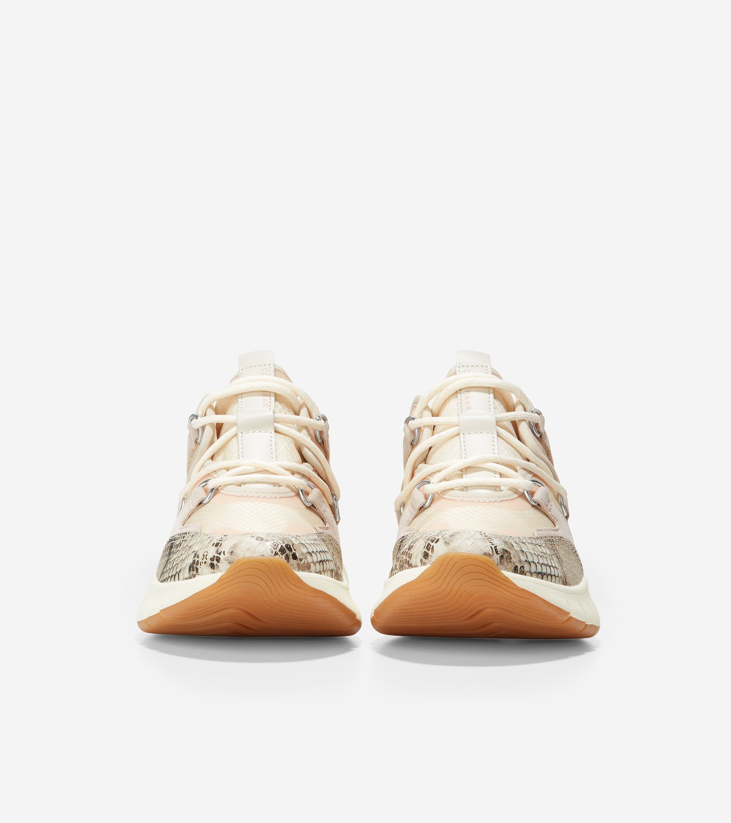 ColeHaan-ZERØGRAND Flex Lace Up Sneaker-w21688-Soft Metal Snake Print