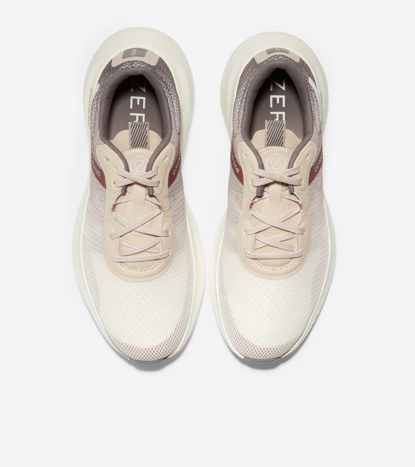 ColeHaan-ZERØGRAND Outpace 2 Running Shoe-w22550-Charcoal Grey-Ivory-Rose