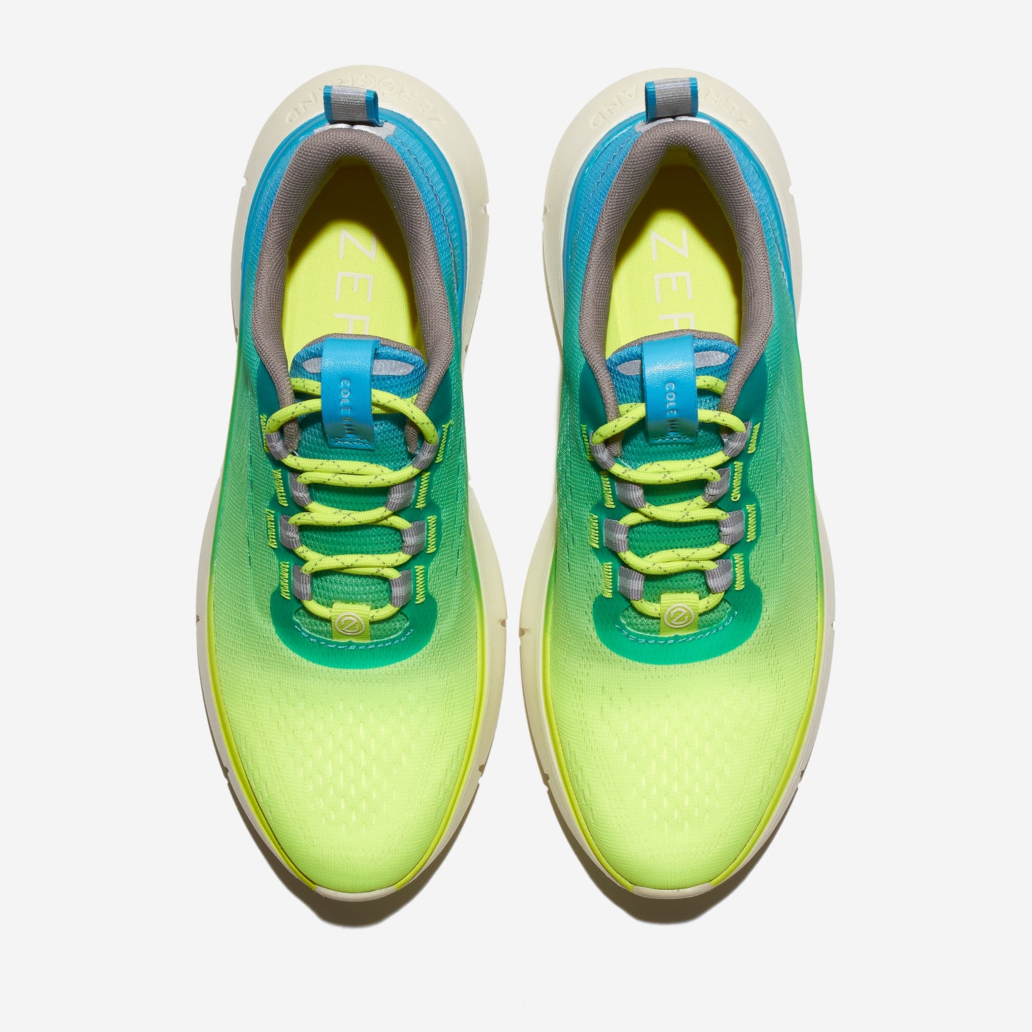 ColeHaan-ZERØGRAND Journey Running Sneaker-w22731-Safety Yellow-Cyan Blue