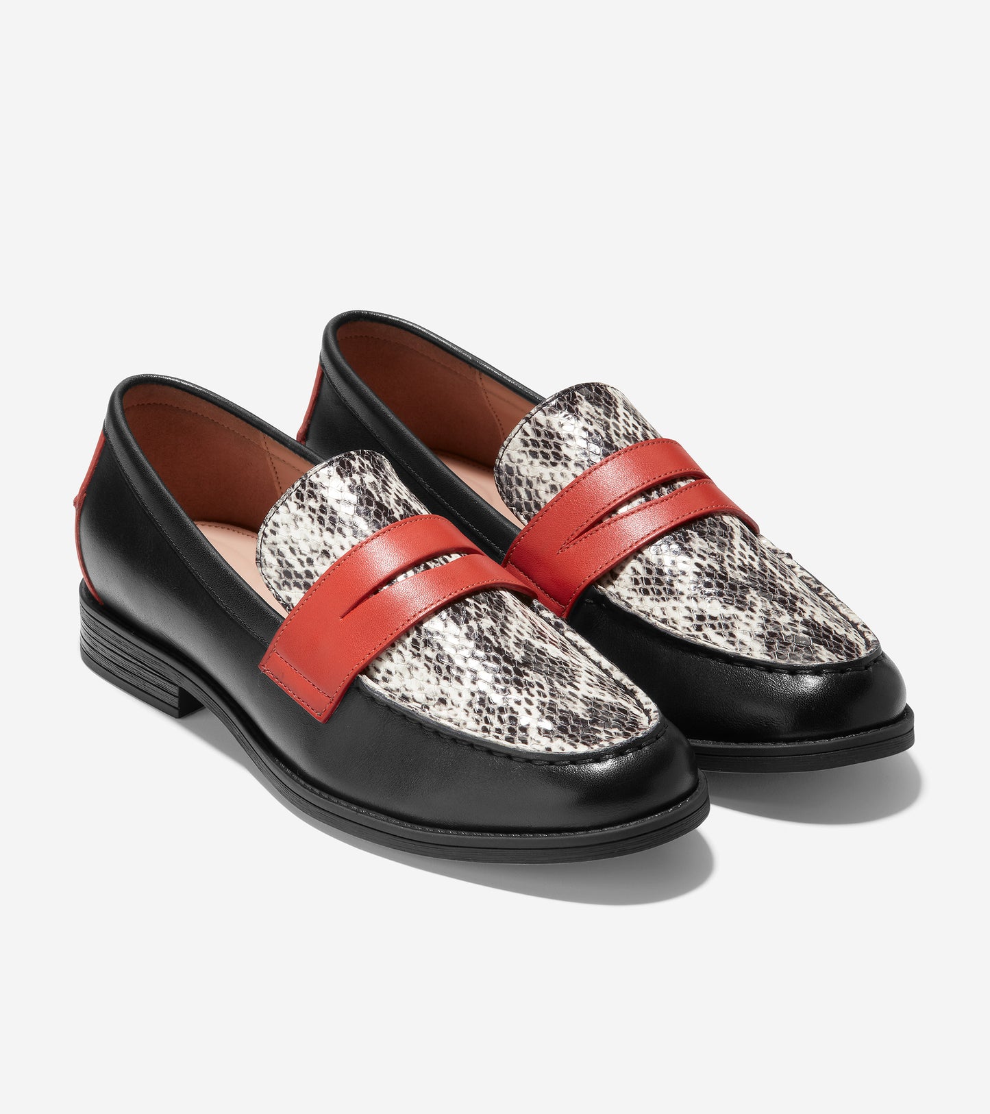 w24680-Sophia Loafer-Black-Blood Orange