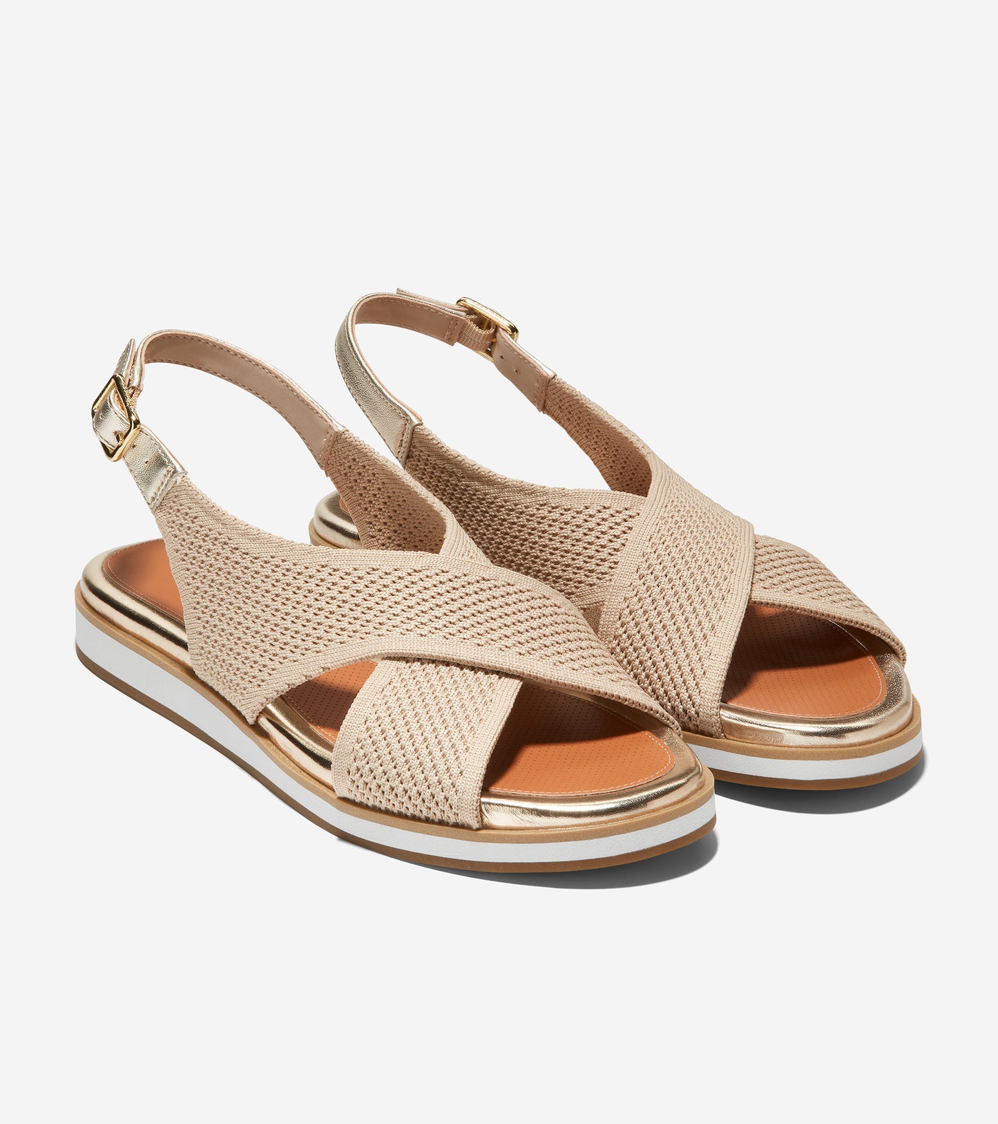 Mikaela Sandal-w25450-Sesame Stitchlite™-Gold