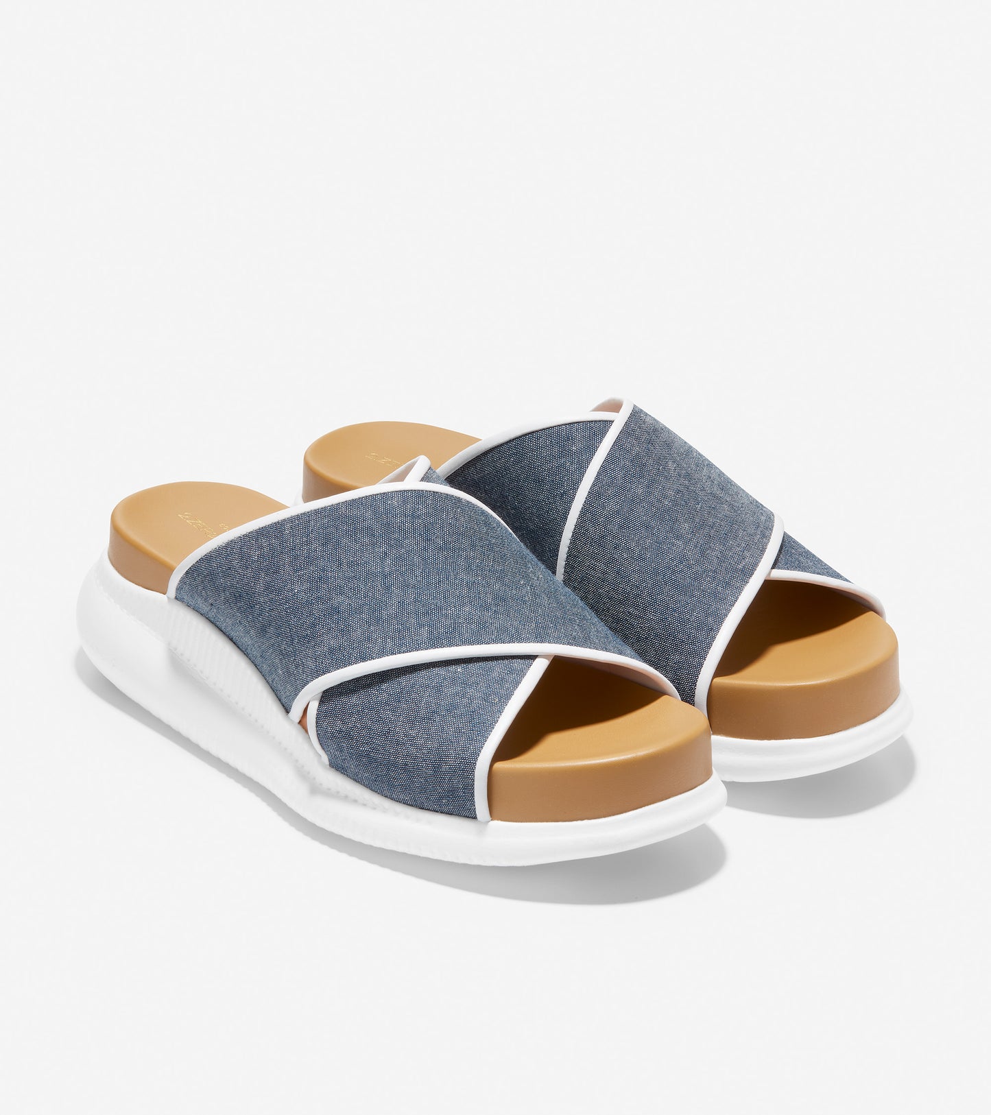 w25864-2.ZERØGRAND Criss Cross Slide Sandal-Chambray-Farro