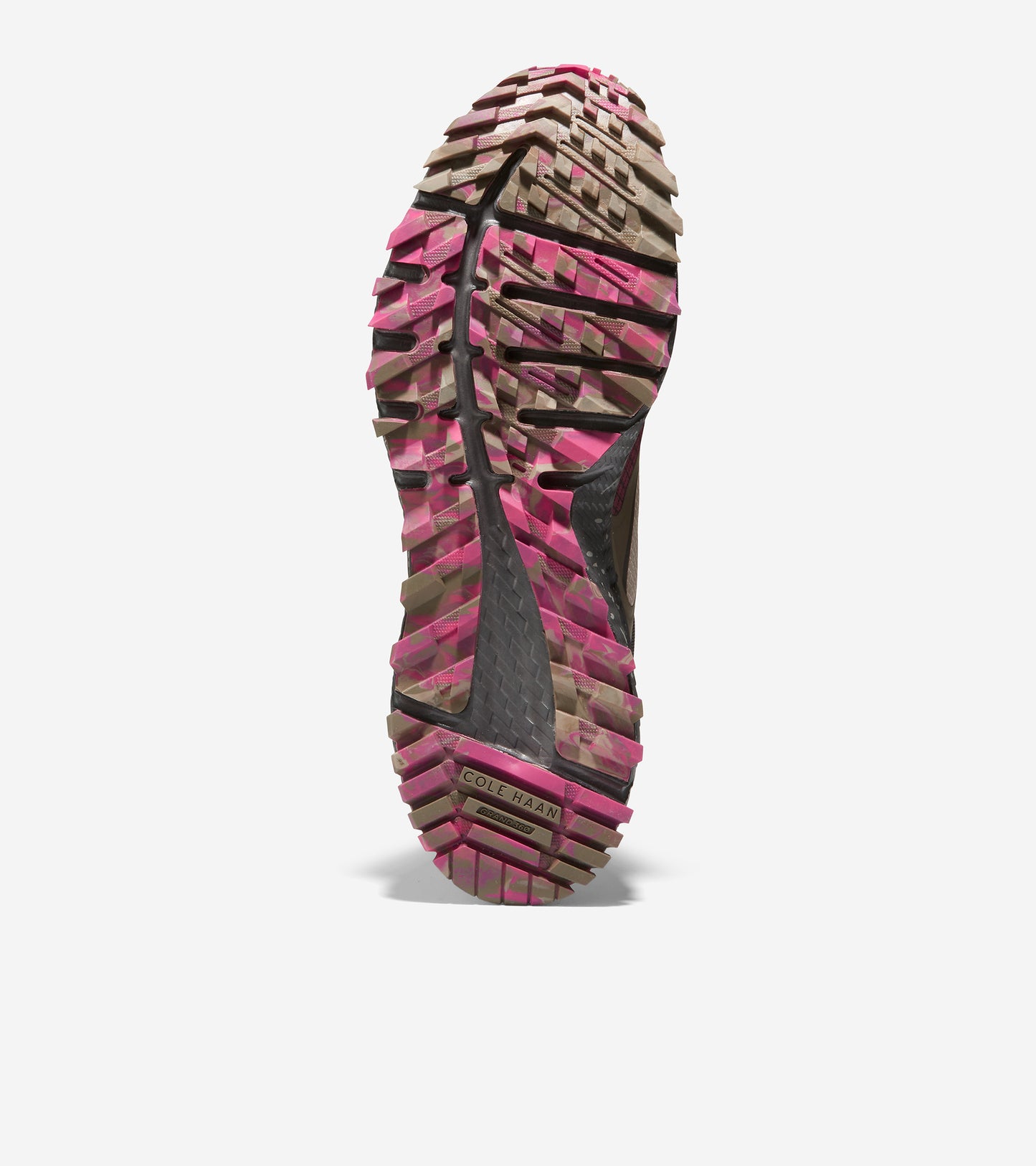 W26102-ZERØGRAND Overtake All-Terrain Running Shoe II-Dune-Pink Peacock