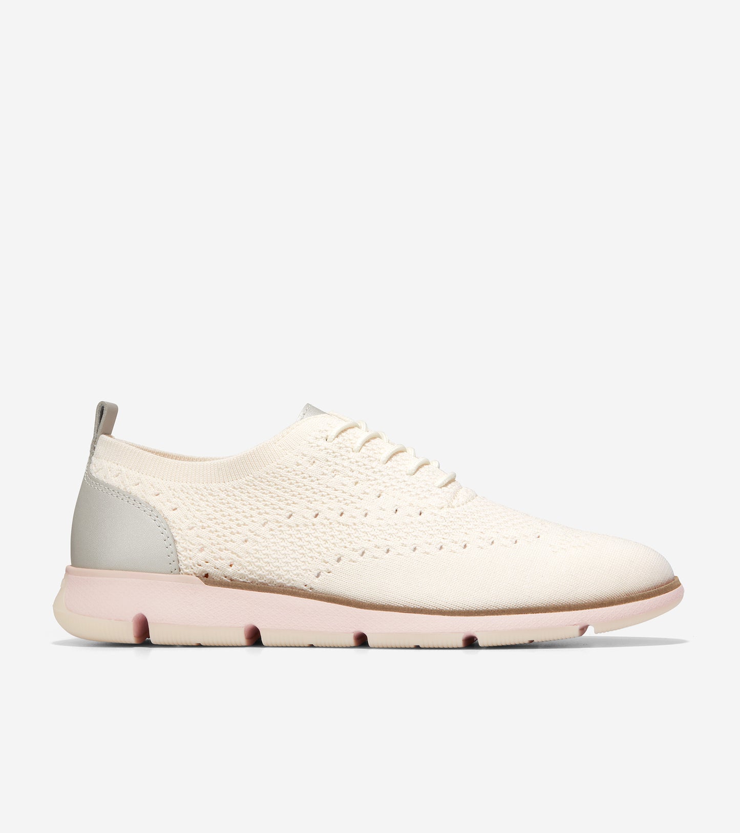 W26627-Women's 4.ZERØGRAND Oxford-Ivory Knit-Silver Peony Stitchlite™