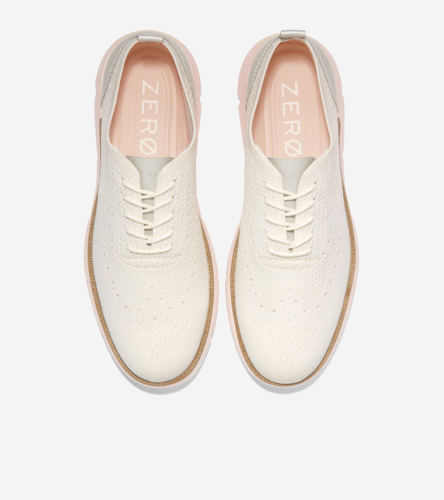 W26627-Women's 4.ZERØGRAND Oxford-Ivory Knit-Silver Peony Stitchlite™