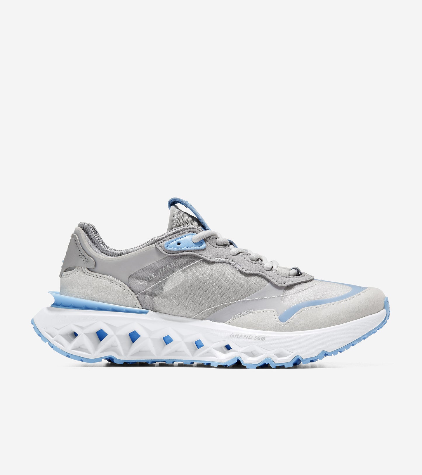 W26756-Women's 5.ZERØGRAND Running Shoe-Microchip-Blue Bell-Optic White
