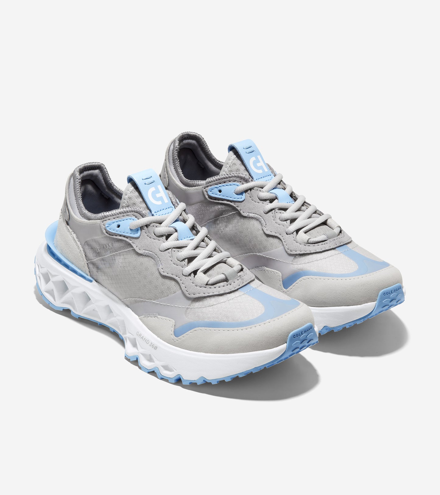 W26756-Women's 5.ZERØGRAND Running Shoe-Microchip-Blue Bell-Optic White