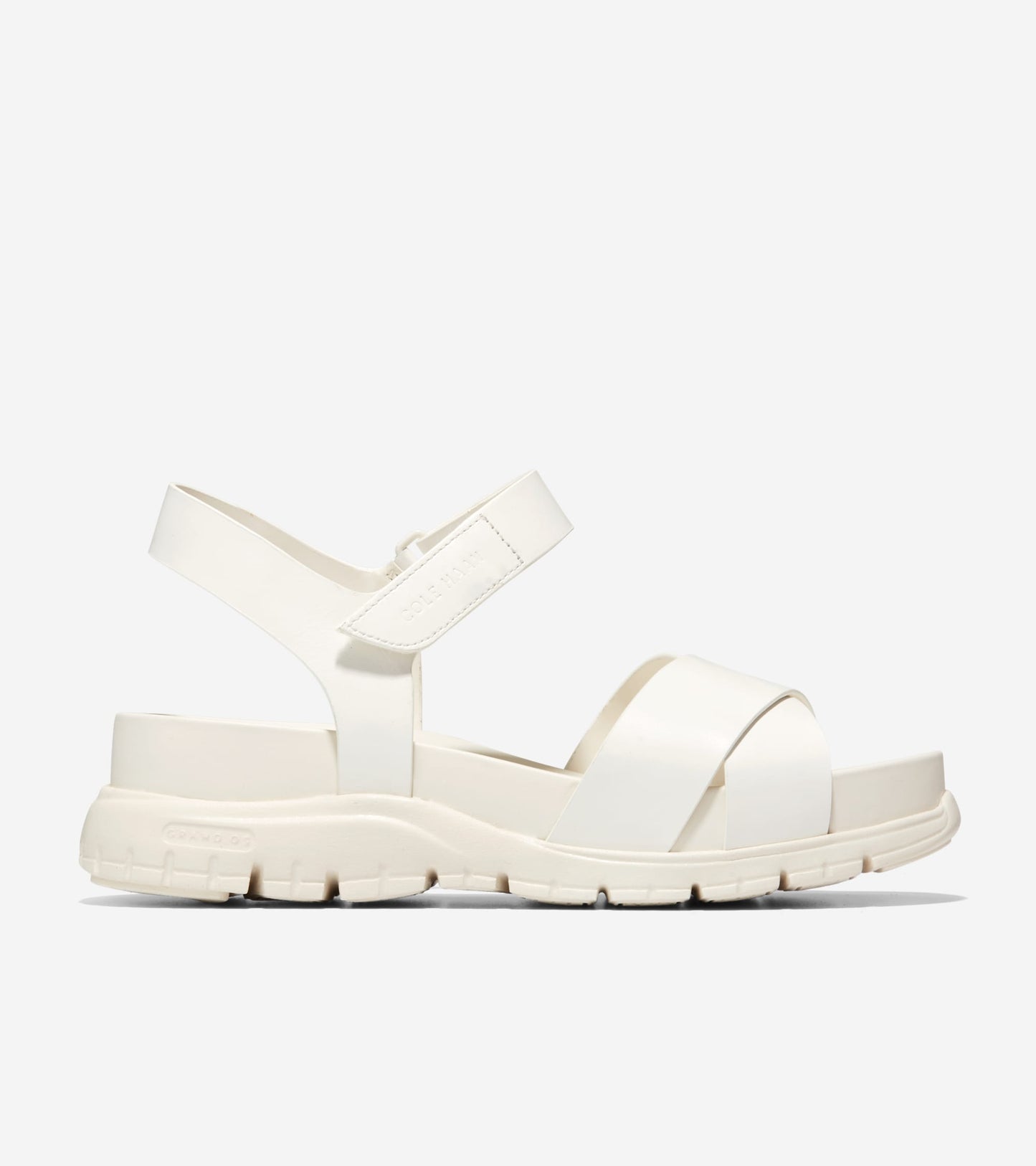 w27871-Women's ZERØGRAND Crisscross Sandal-Egret