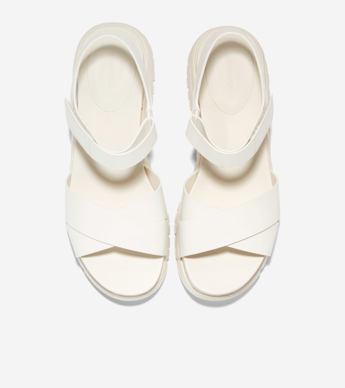 w27871-Women's ZERØGRAND Crisscross Sandal-Egret