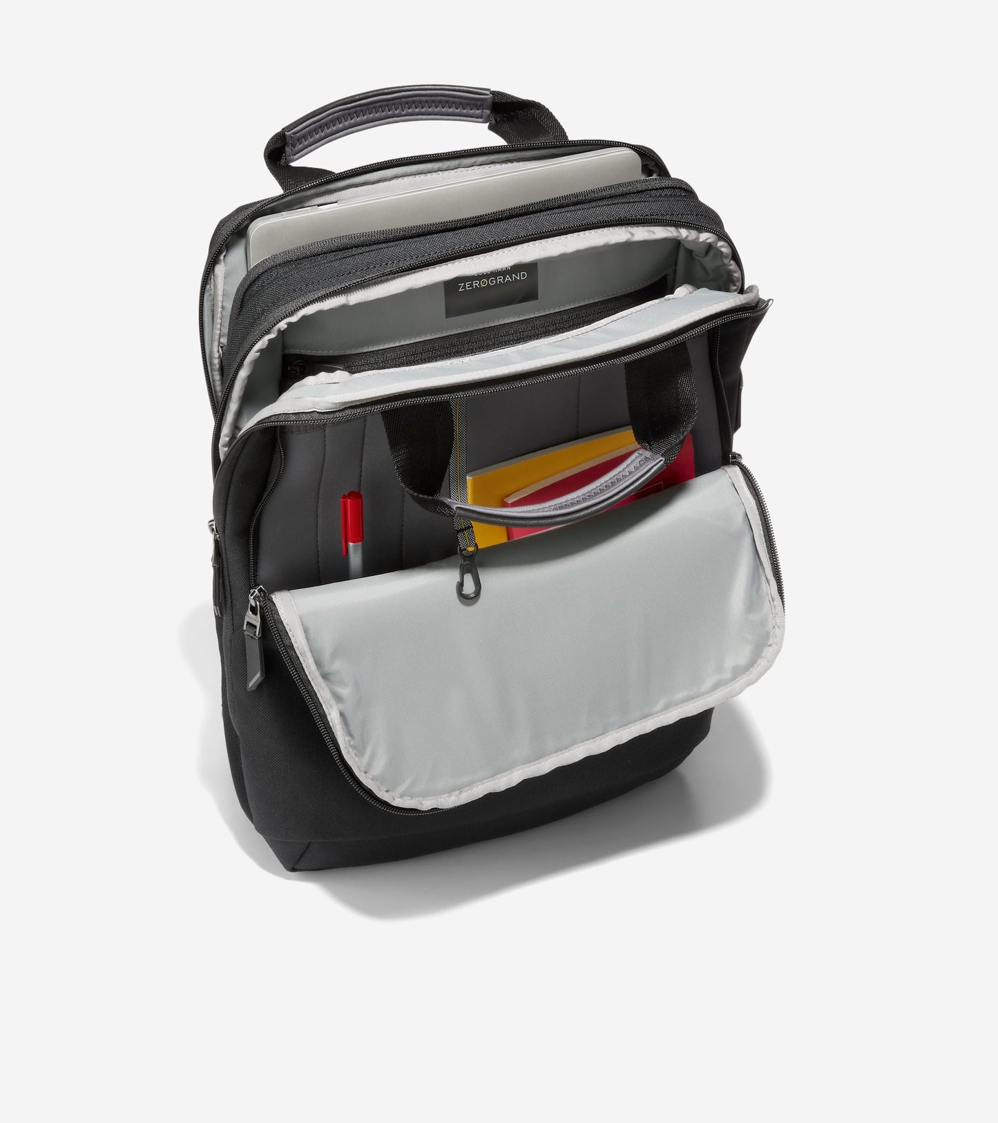 f12304-Men's ZERØGRAND 2-in-1 Backpack-Black