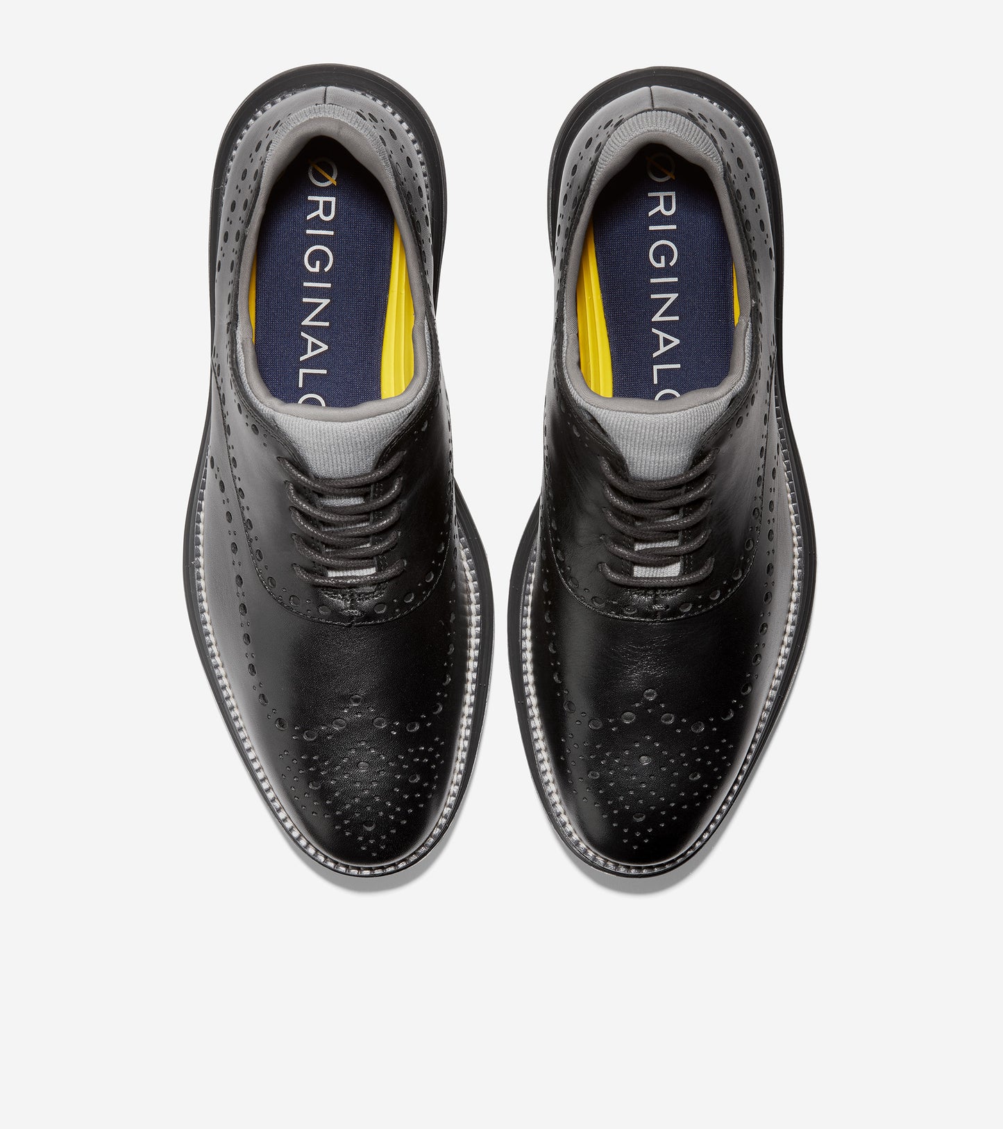 ColeHaan-Øriginalgrand Ultra Wingtip Oxford -c32059-Black Leather
