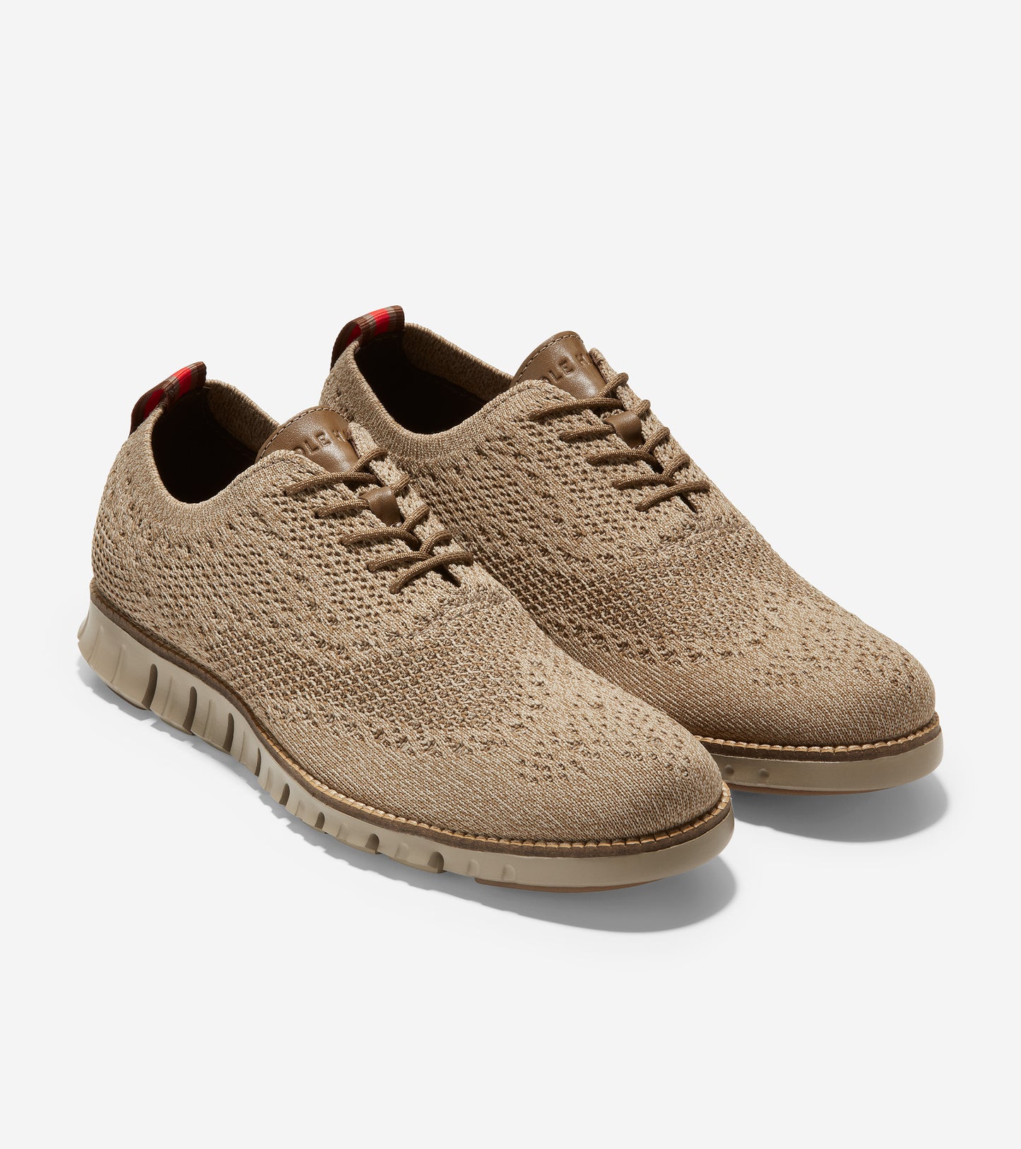 ZERØGRAND Wingtip Oxford-c35075-Mortar Twisted Stitchlite™