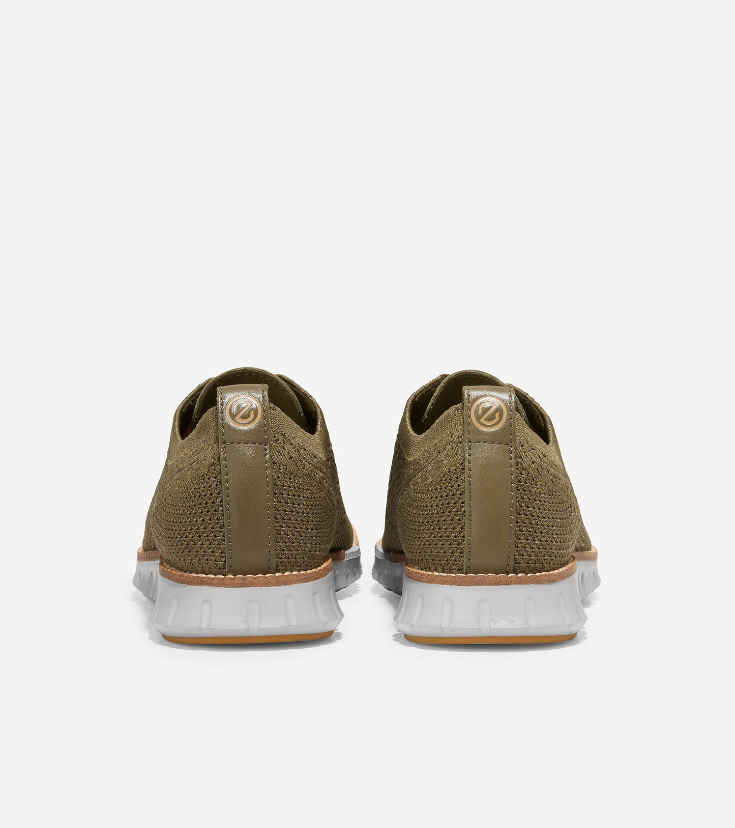 zerogrand stitchlite oxford-C35369-Dark Olive Twisted Knit/Paloma