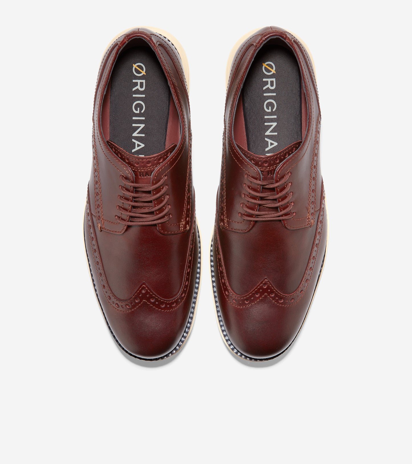 C35622-ØriginalGrand Wingtip Oxford-Burnt Henna-Alabaster-Grey