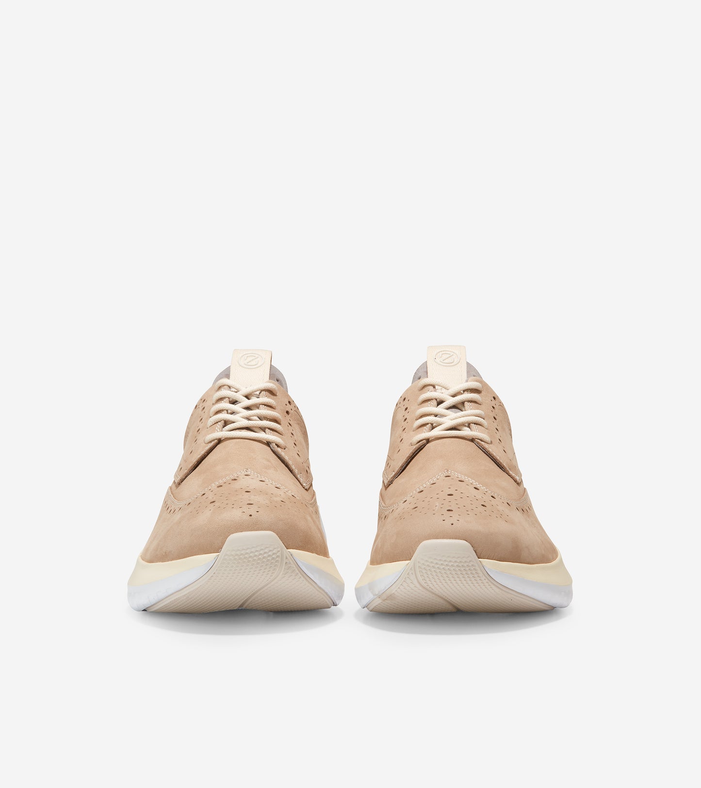 ZERØGRAND Changepace Wingtip Sneaker-c35821-Birch Nubuck