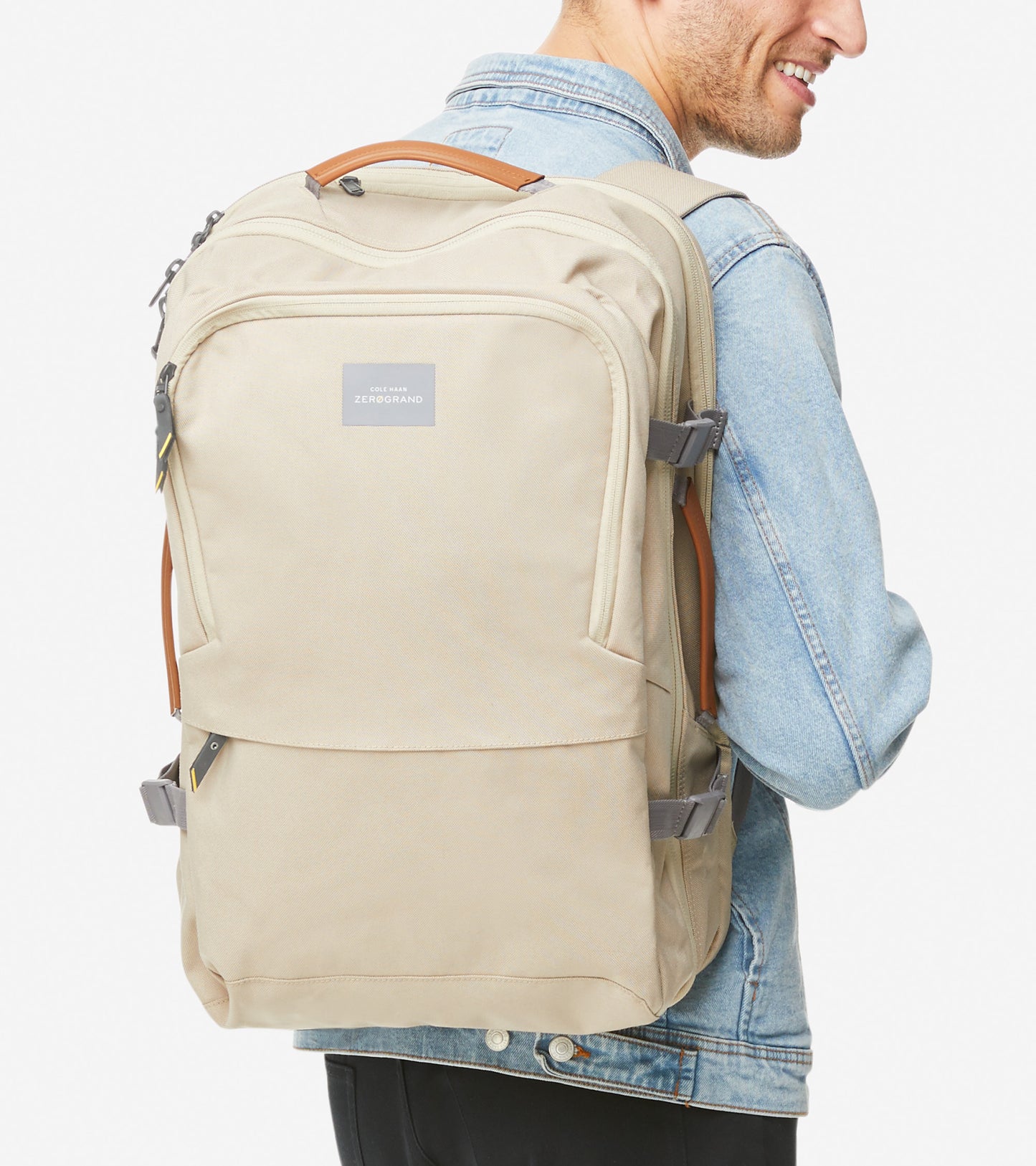 ColeHaan-Zerogrand 48 Hr Backpack-f11655-Shocking Orange