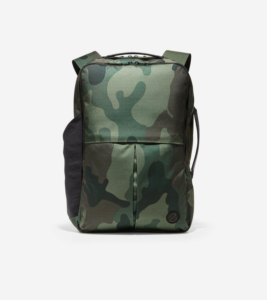 ColeHaan-ZERØGRAND Slim Convertible Backpack-f11677-Black Olive Camo