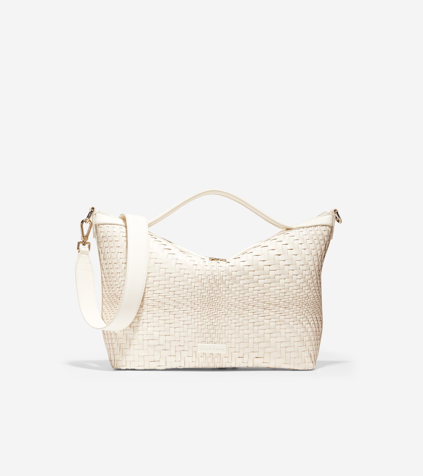 ColeHaan-Grand Ambition Leather Mini Satchel -u04411-Ivory