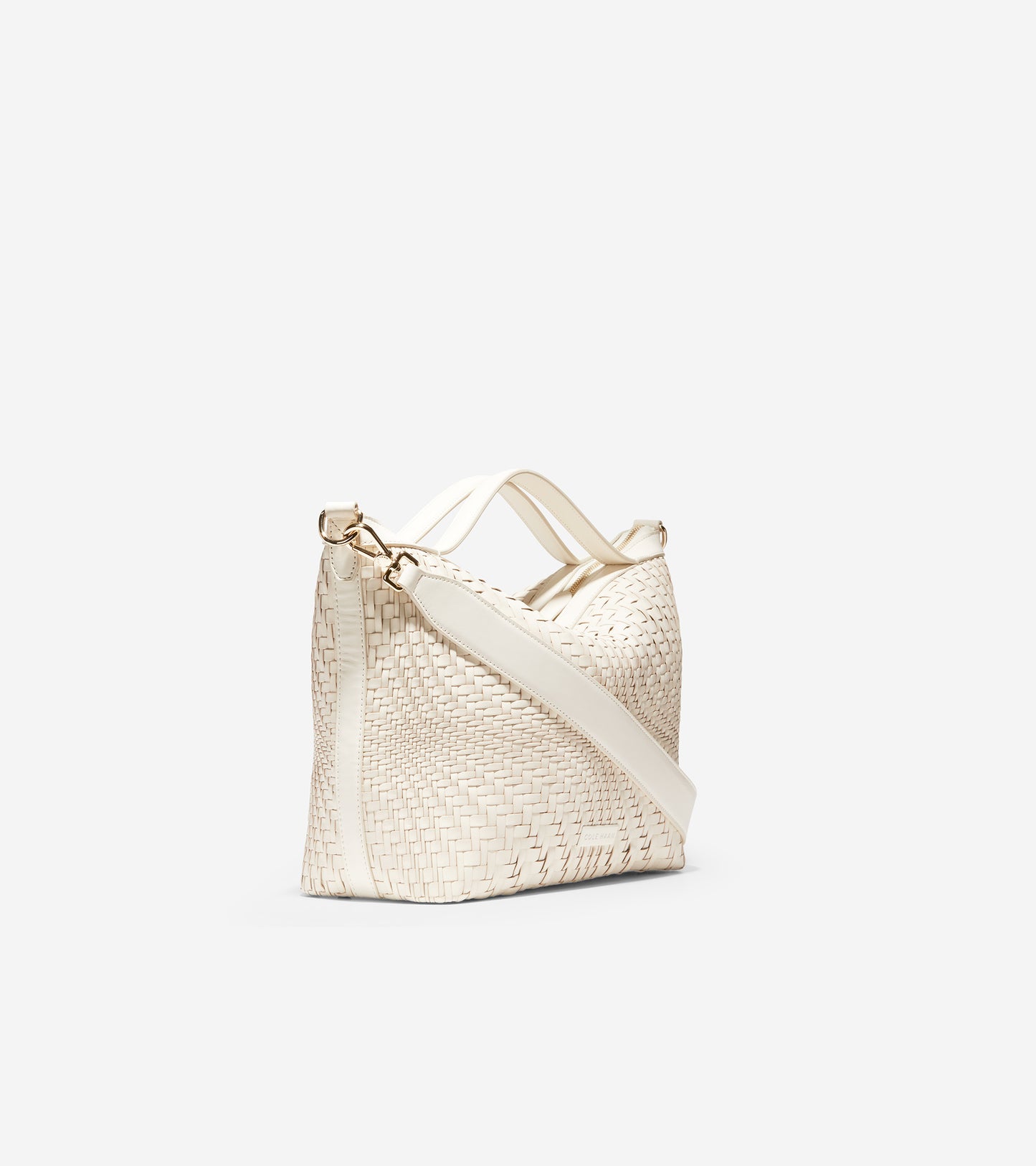 ColeHaan-Grand Ambition Leather Mini Satchel -u04411-Ivory