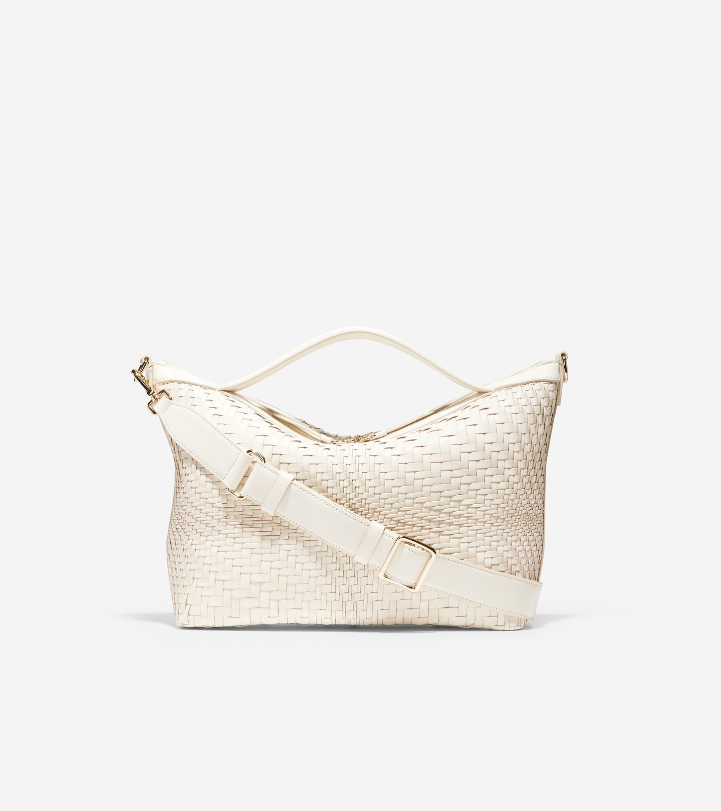 ColeHaan-Grand Ambition Leather Mini Satchel -u04411-Ivory