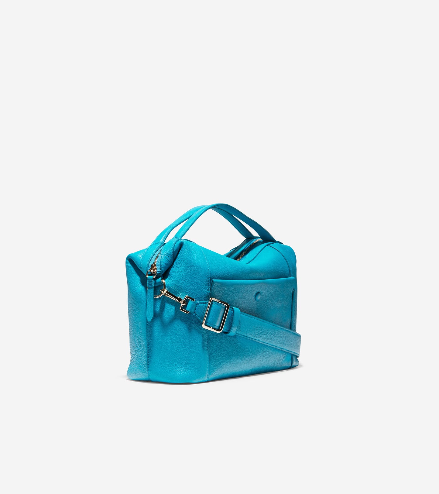 ColeHaan-Grand Ambition Soft Satchel -u04420-Caribbean Sea