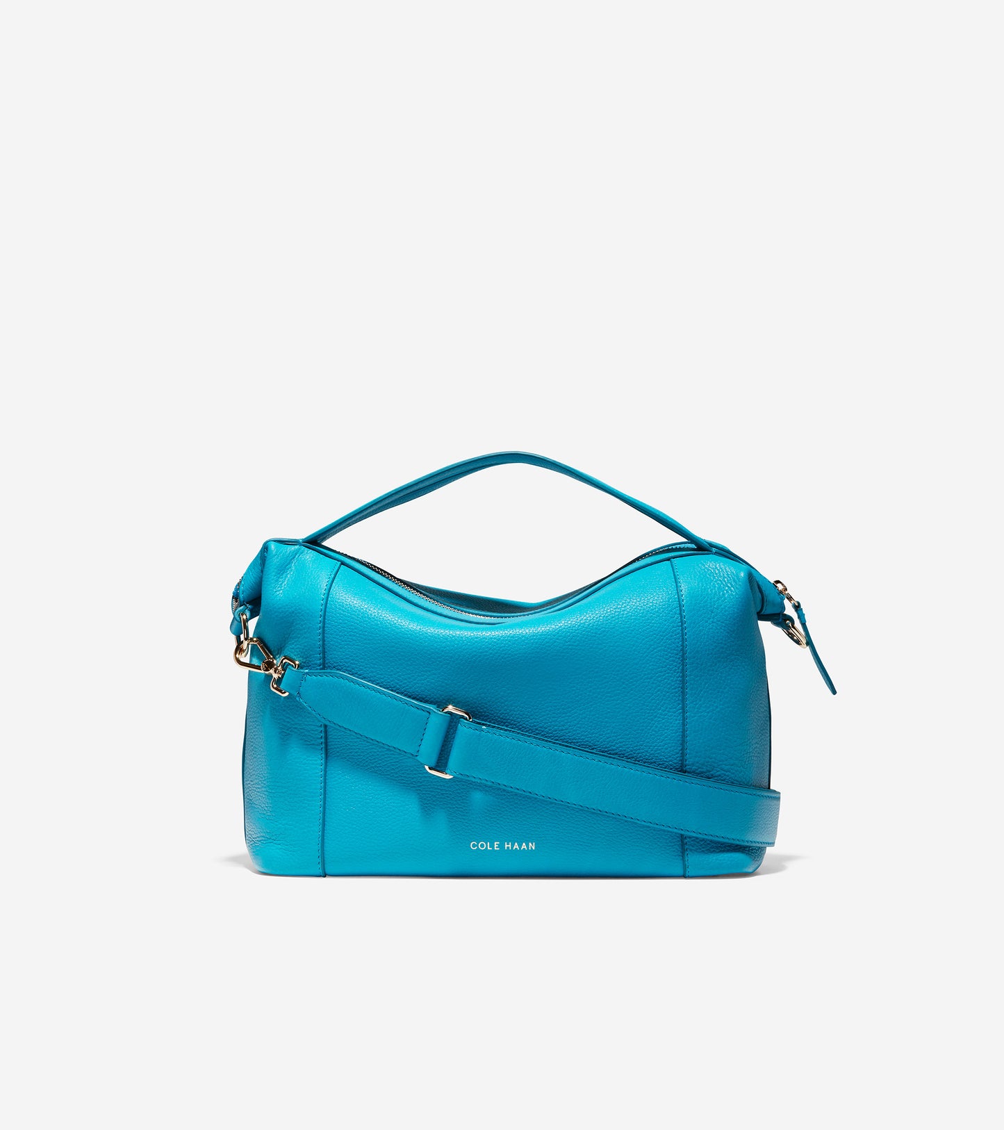 ColeHaan-Grand Ambition Soft Satchel -u04420-Caribbean Sea