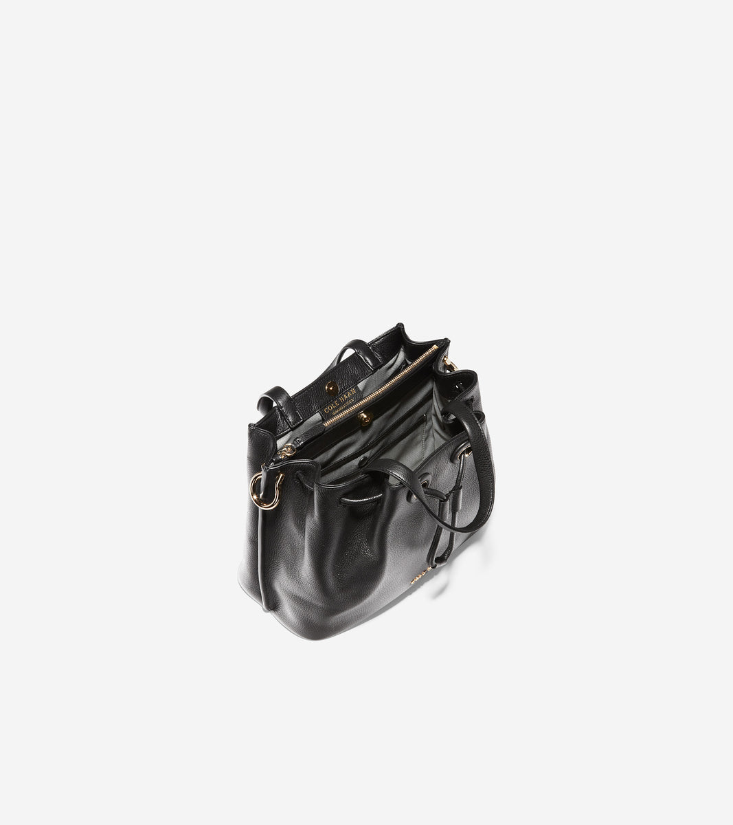 ColeHaan-Small Bucket Bag -u04440-Black