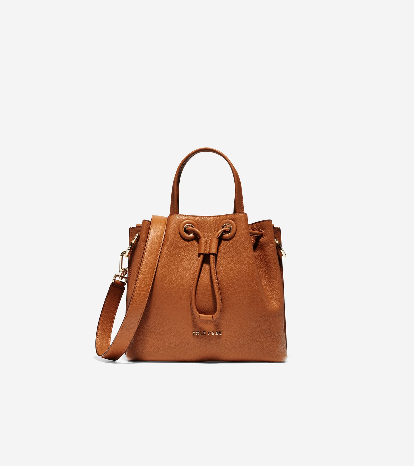 ColeHaan-Small Bucket Bag -u04441-British Tan