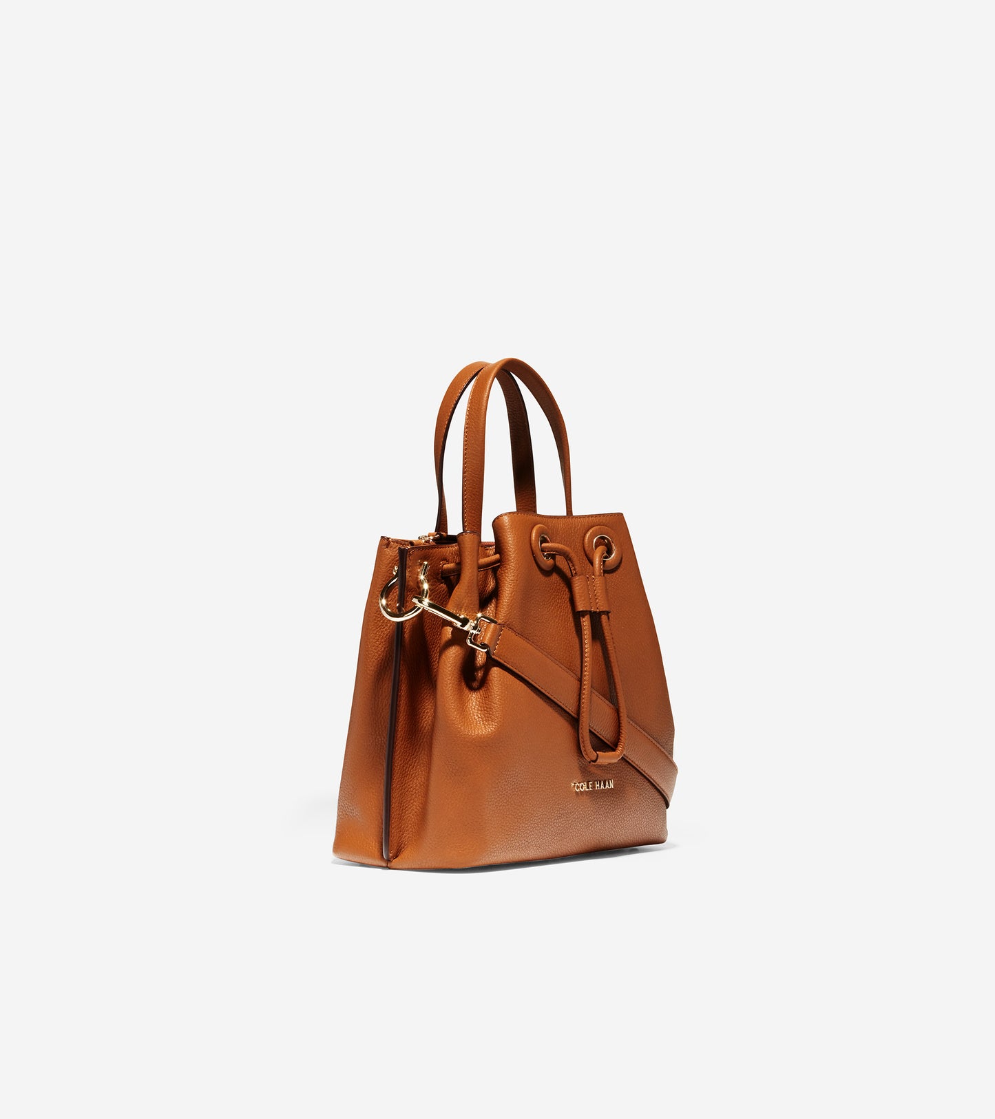 ColeHaan-Small Bucket Bag -u04441-British Tan