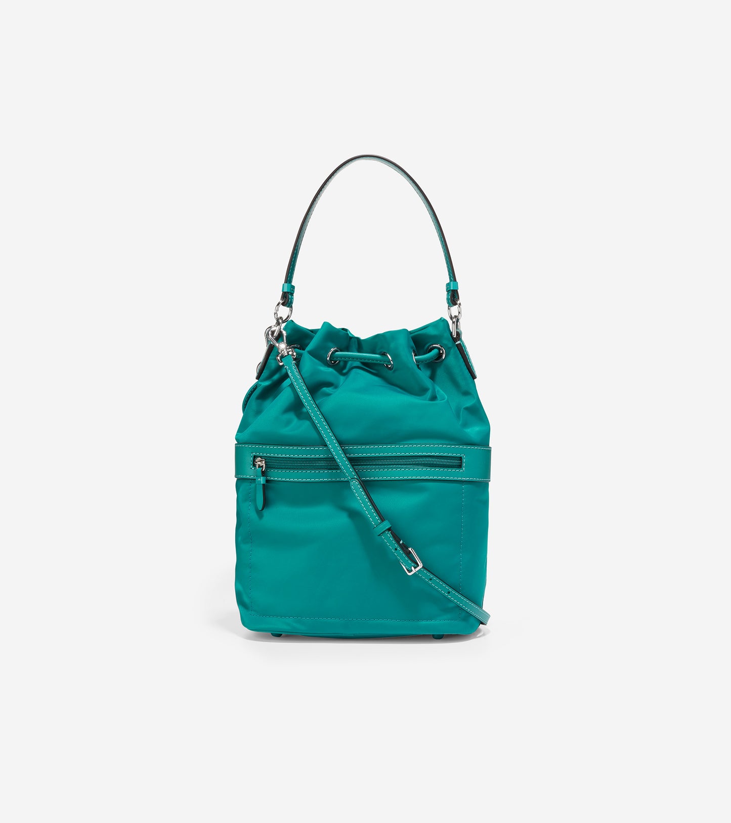 ColeHaan-Nylon Drawstring Crossbody-u05148-Deep Lake