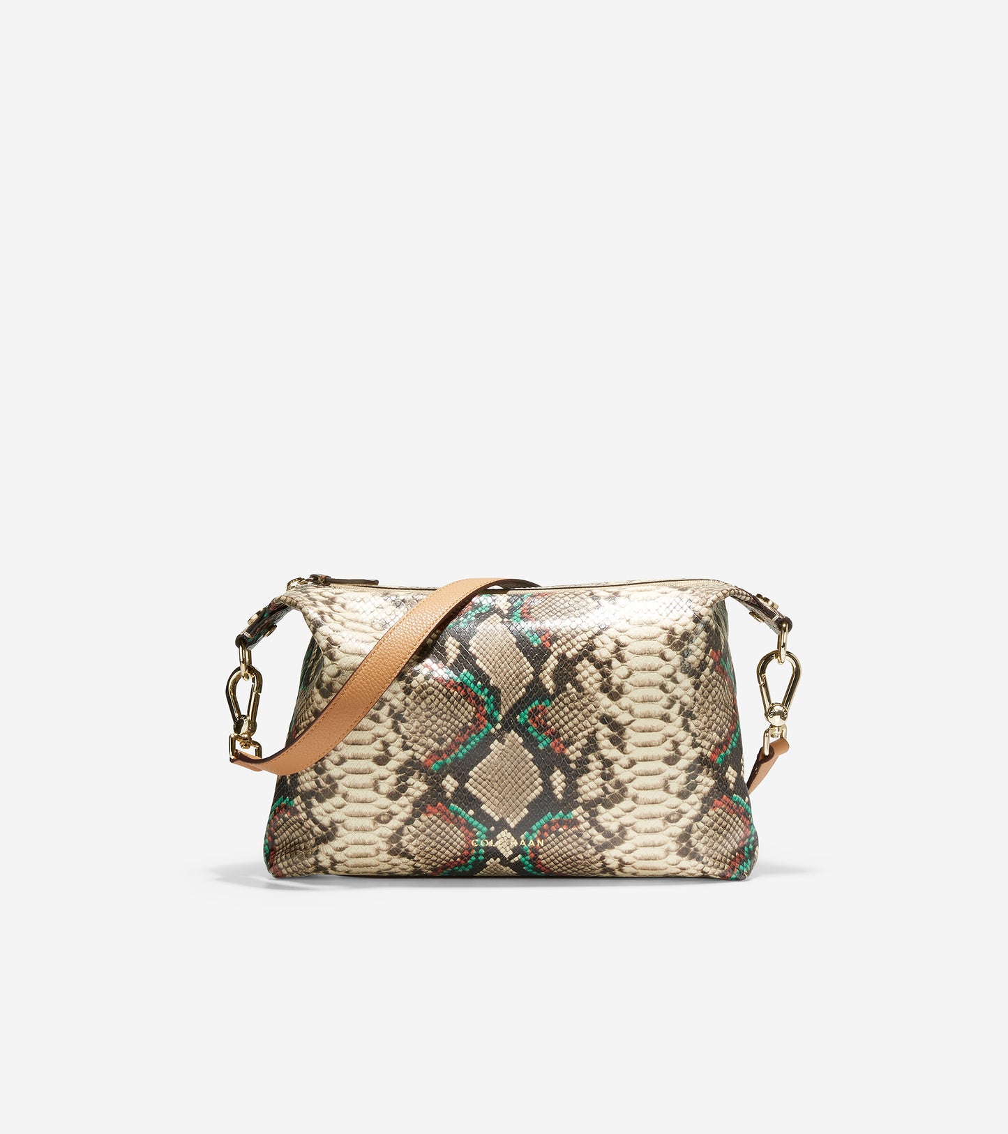 ColeHaan-Turnlock 3-in-1 Tote-u05242-Pecan-Snake Print