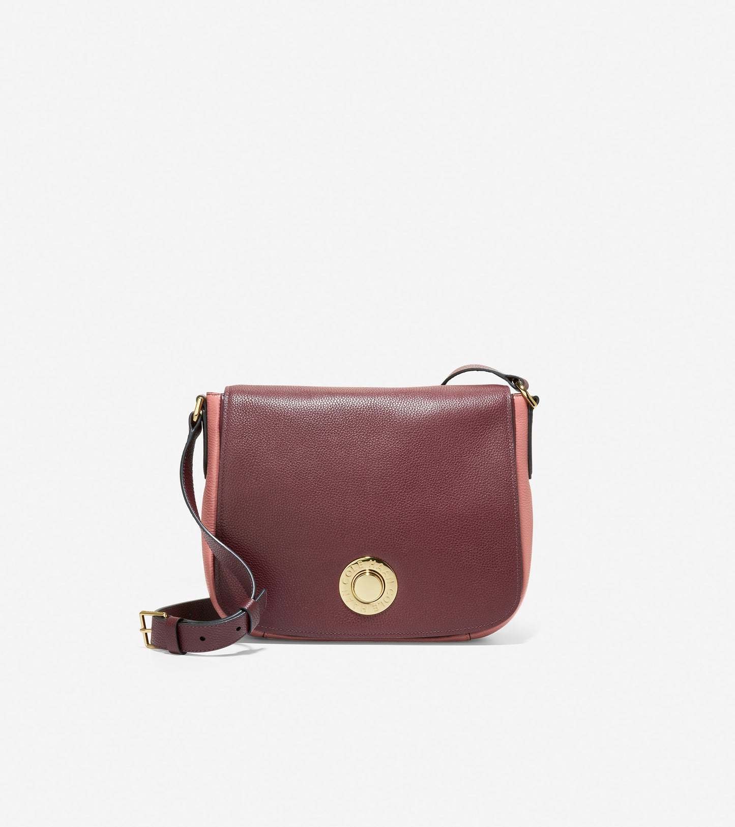 U05757-Flap Crossbody-Black Garnet