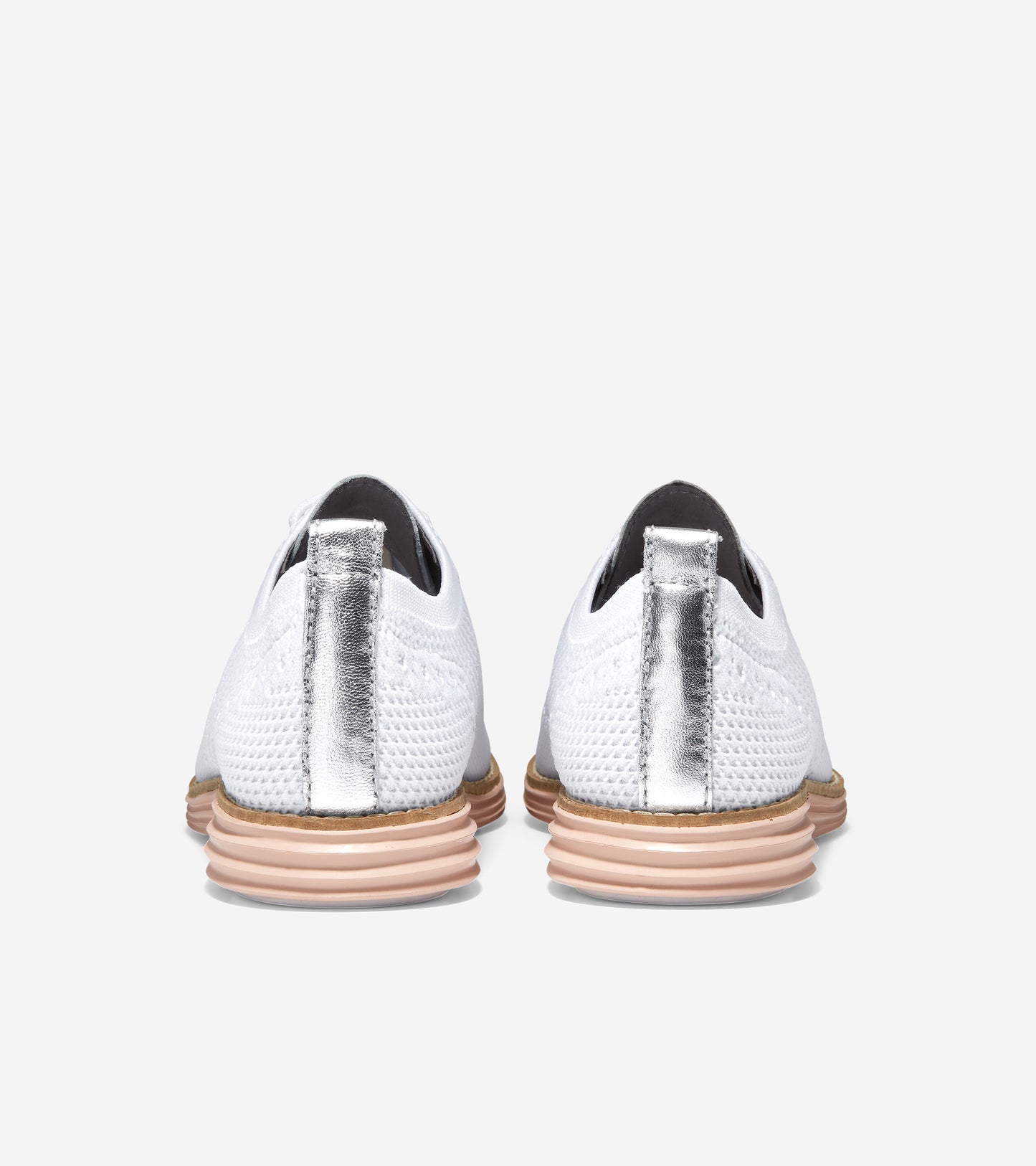 ColeHaan-Originalgrand Stitchlite Wingtip Oxford-w19556-Optic White Stitchlite Knit/Ch Argento/Misty Rose