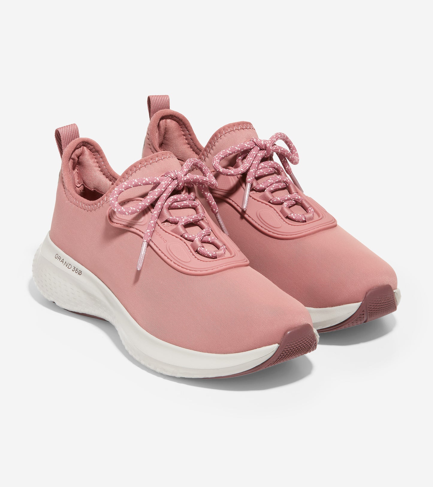 ZERØGRAND Changepace Lace Up Sneaker-W24084-Ch New Rose / Dove / Ivory / Black