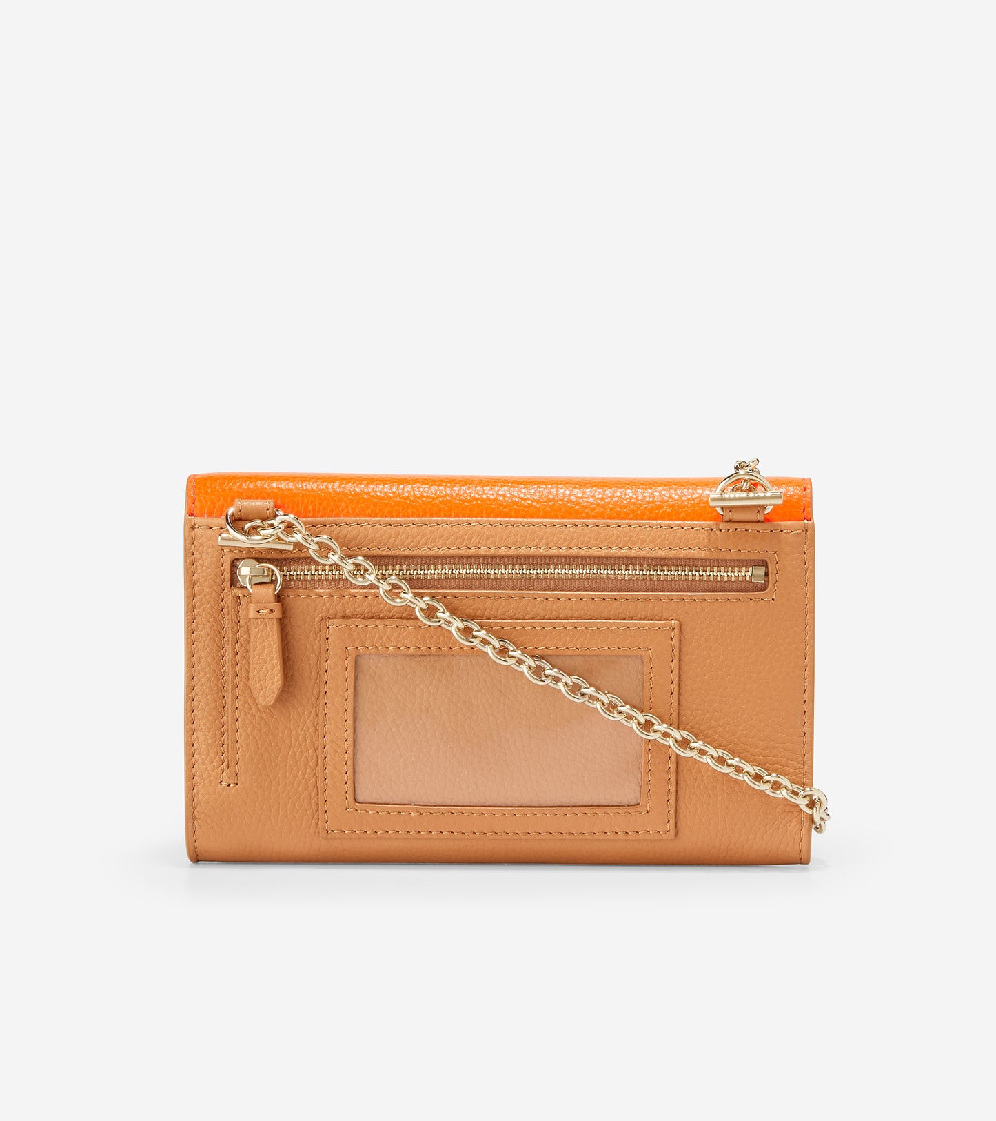ColeHaan-Turnlock Phone Case with Chain-u05859-Shocking Orange