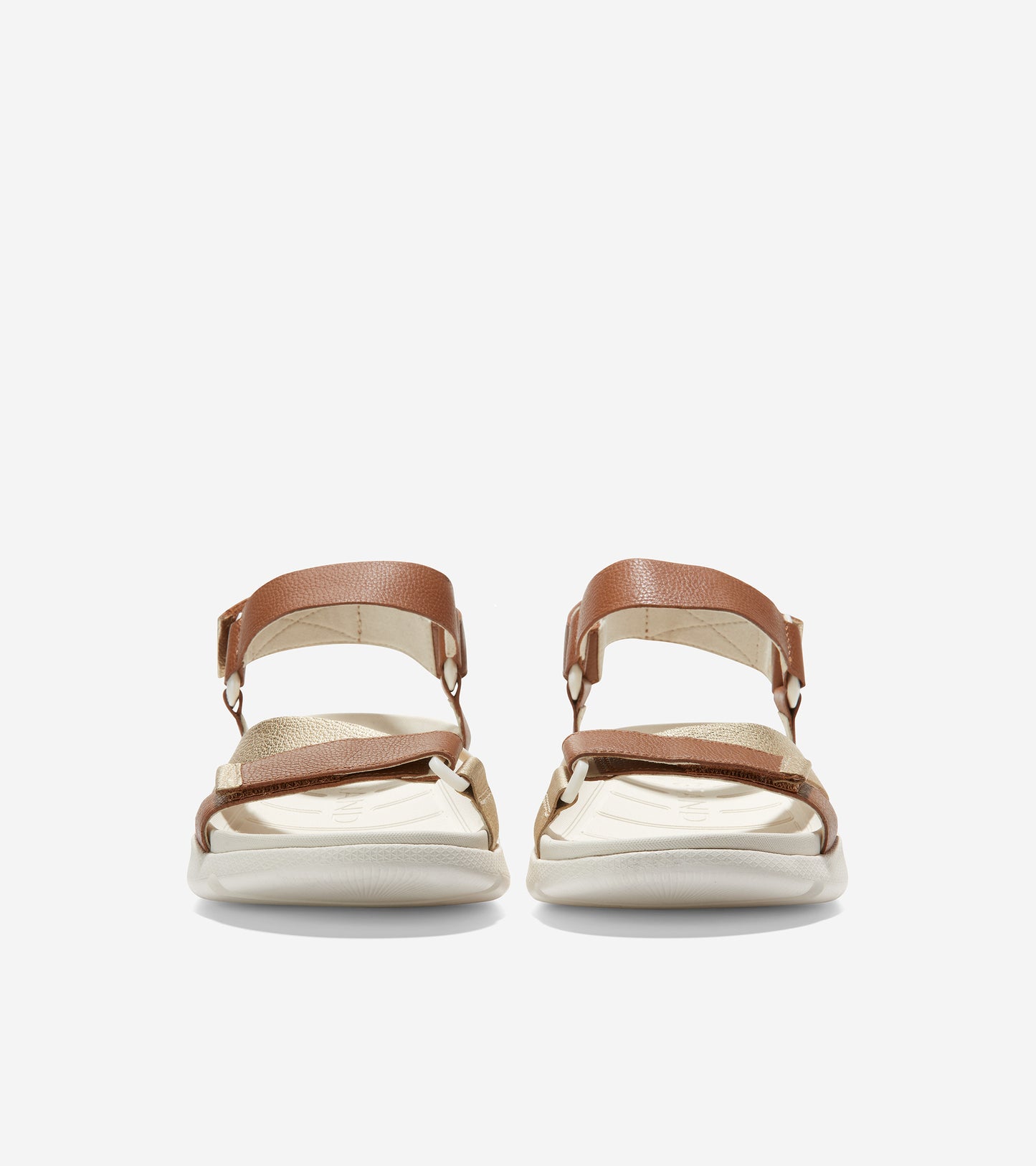 w25965-4.ZERØGRAND Strappy Sandal-Honey-Metallic Gold