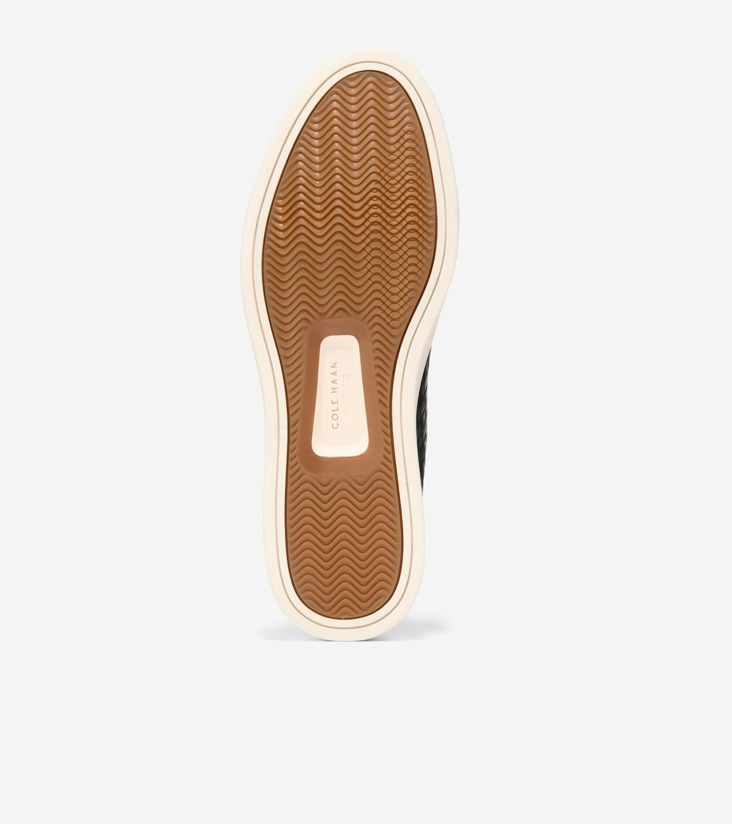 C43709:BLACK WOVEN EMBOSS / IVORY