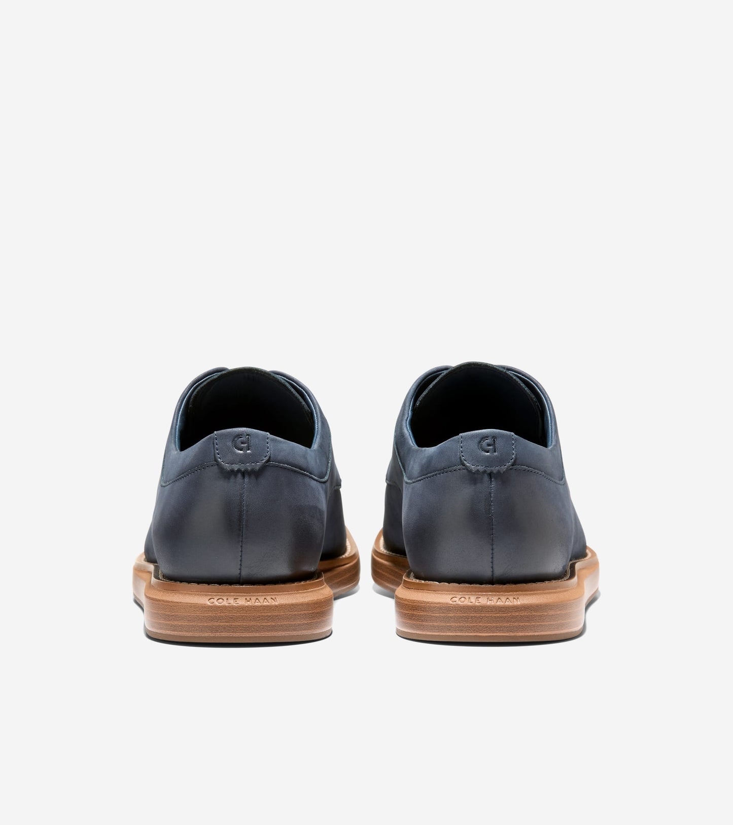 C43799:NAVY BLAZER NUBUCK / ITALIAN DK NATURAL