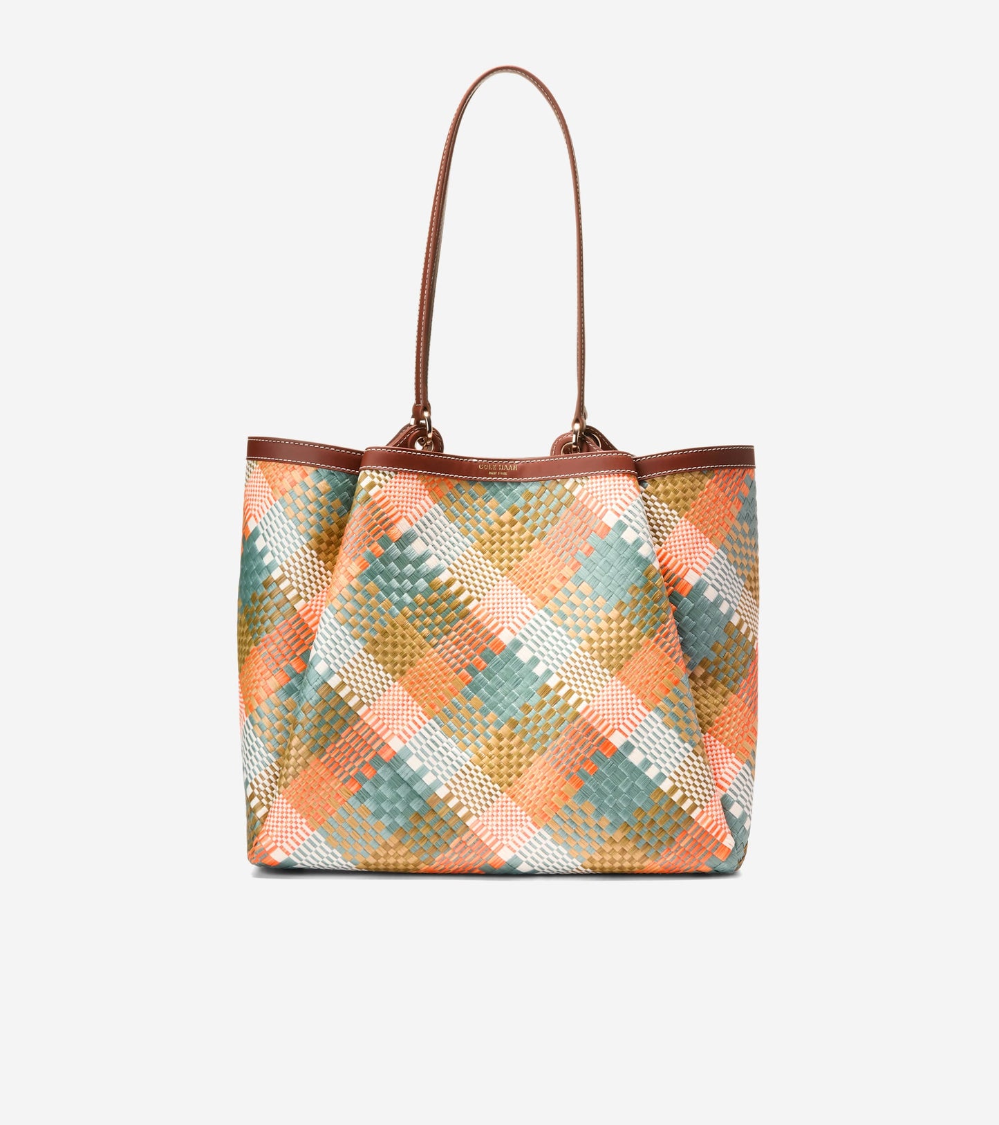 U08525:MULTI COLOR  WOVEN RAFFIA PRINT:0000