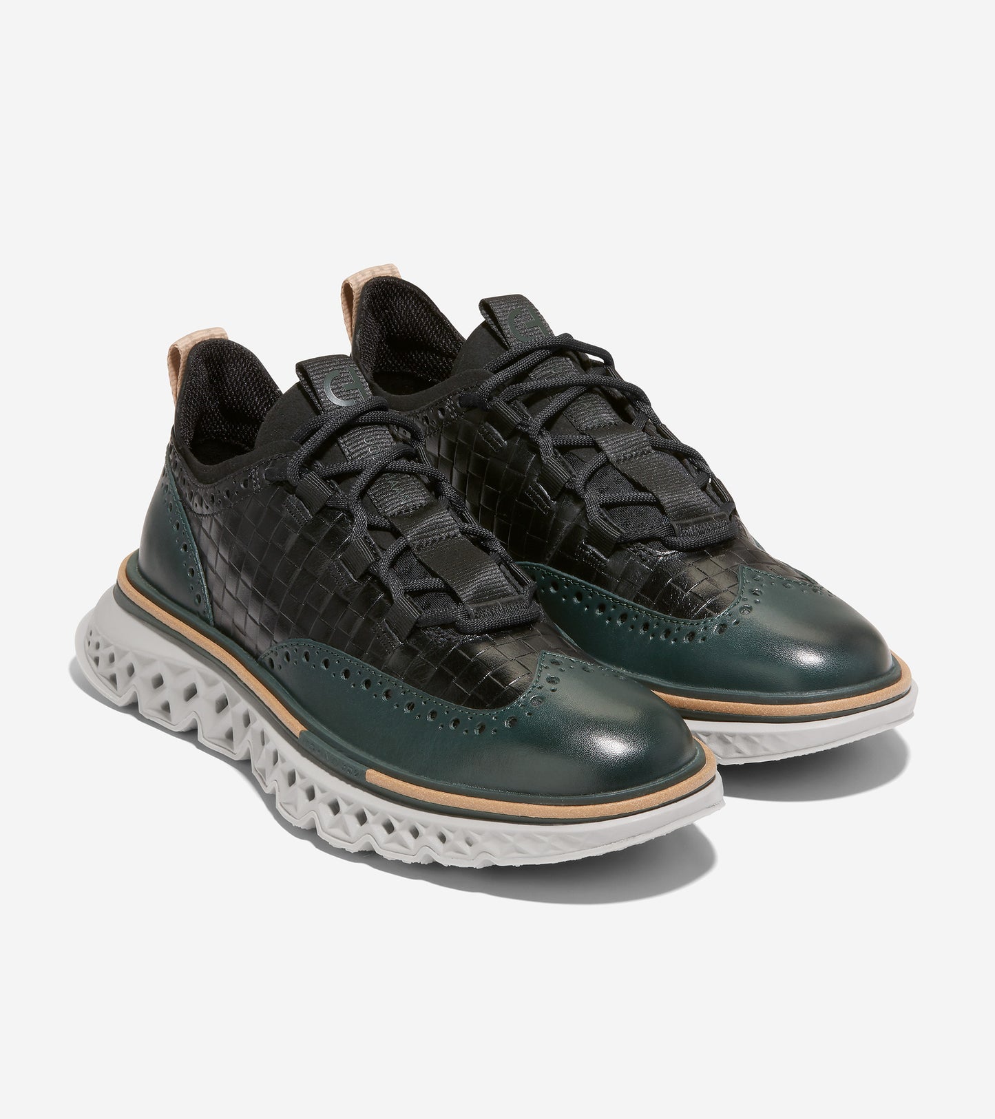 Men's 5.ZERØGRAND Wingtip Oxford - Style C37570 - Angle E