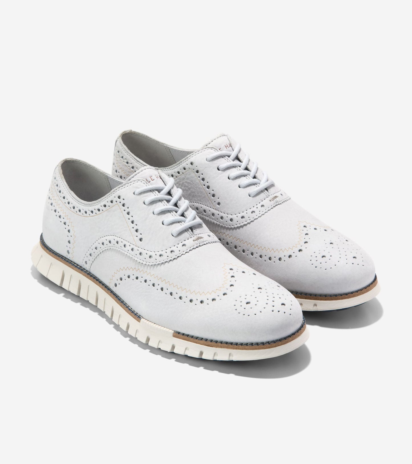 Men's ZERØGRAND Remastered Wingtip Oxfords - Style C39743 - Angle E